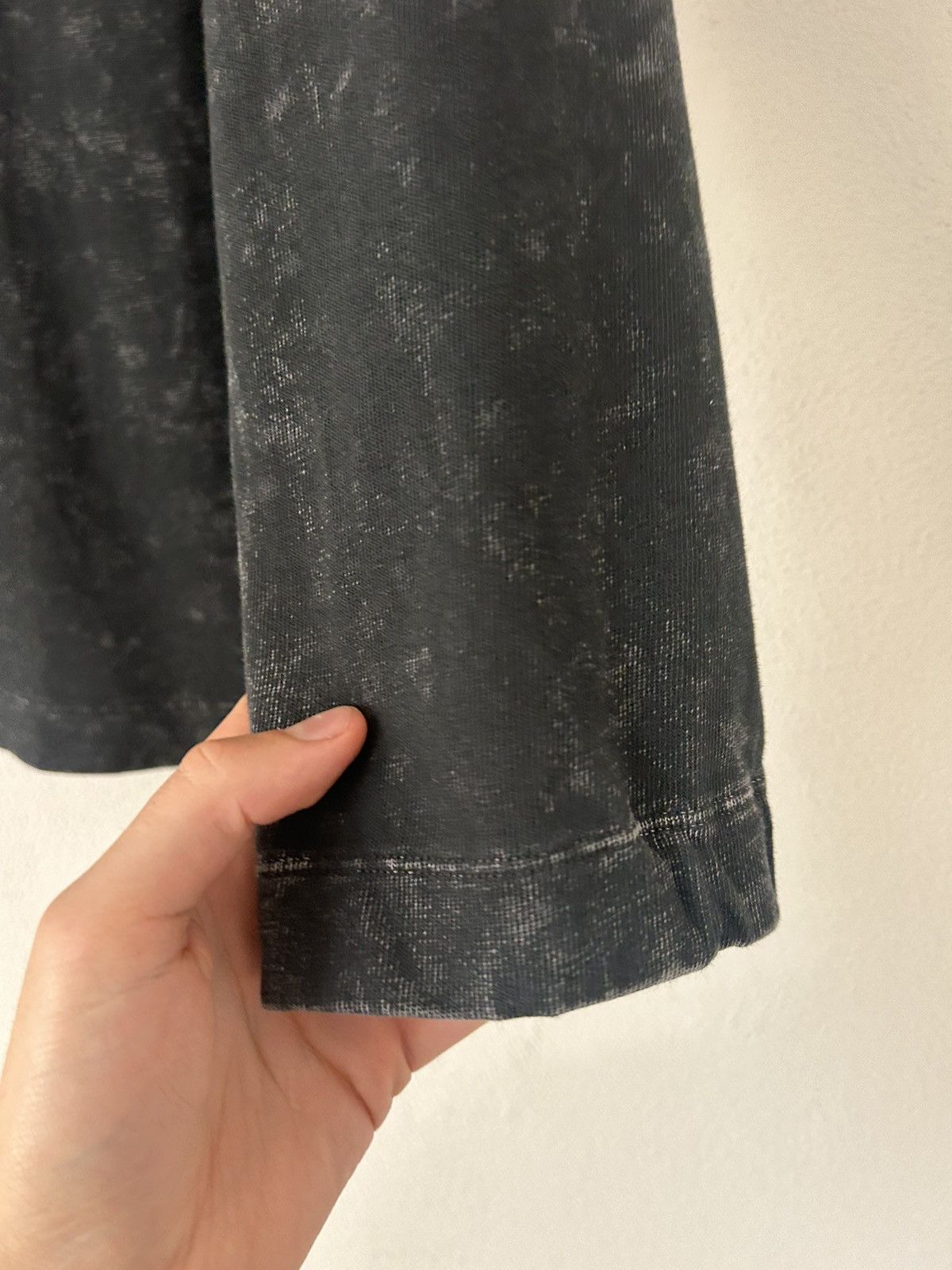 Dries Van Noten Oversized Vintage Washed Black Polo Sweater Size US M / EU 48-50 / 2 - 9 Thumbnail
