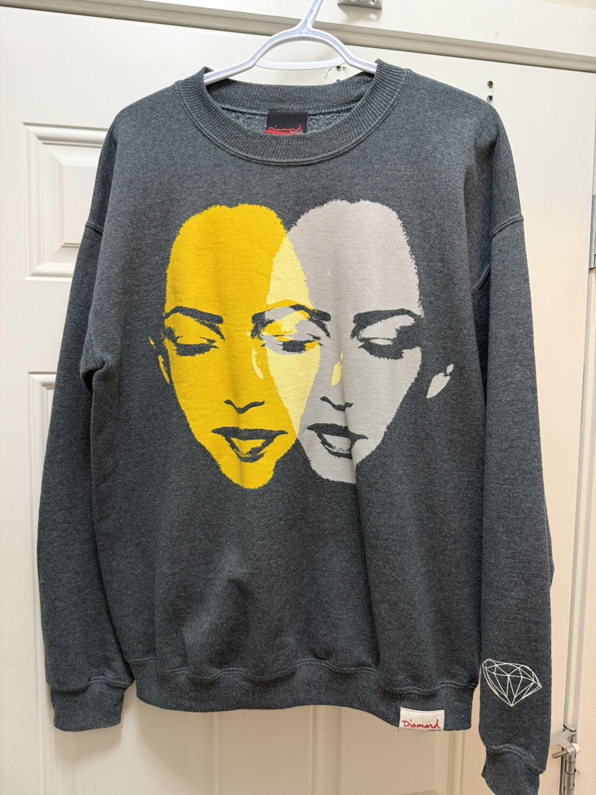 Diamond Supply Co. Diamond Supply Co Sade Face Graphic Crewneck Sweatshirt Size US M / EU 48-50 / 2 - 1 Thumbnail