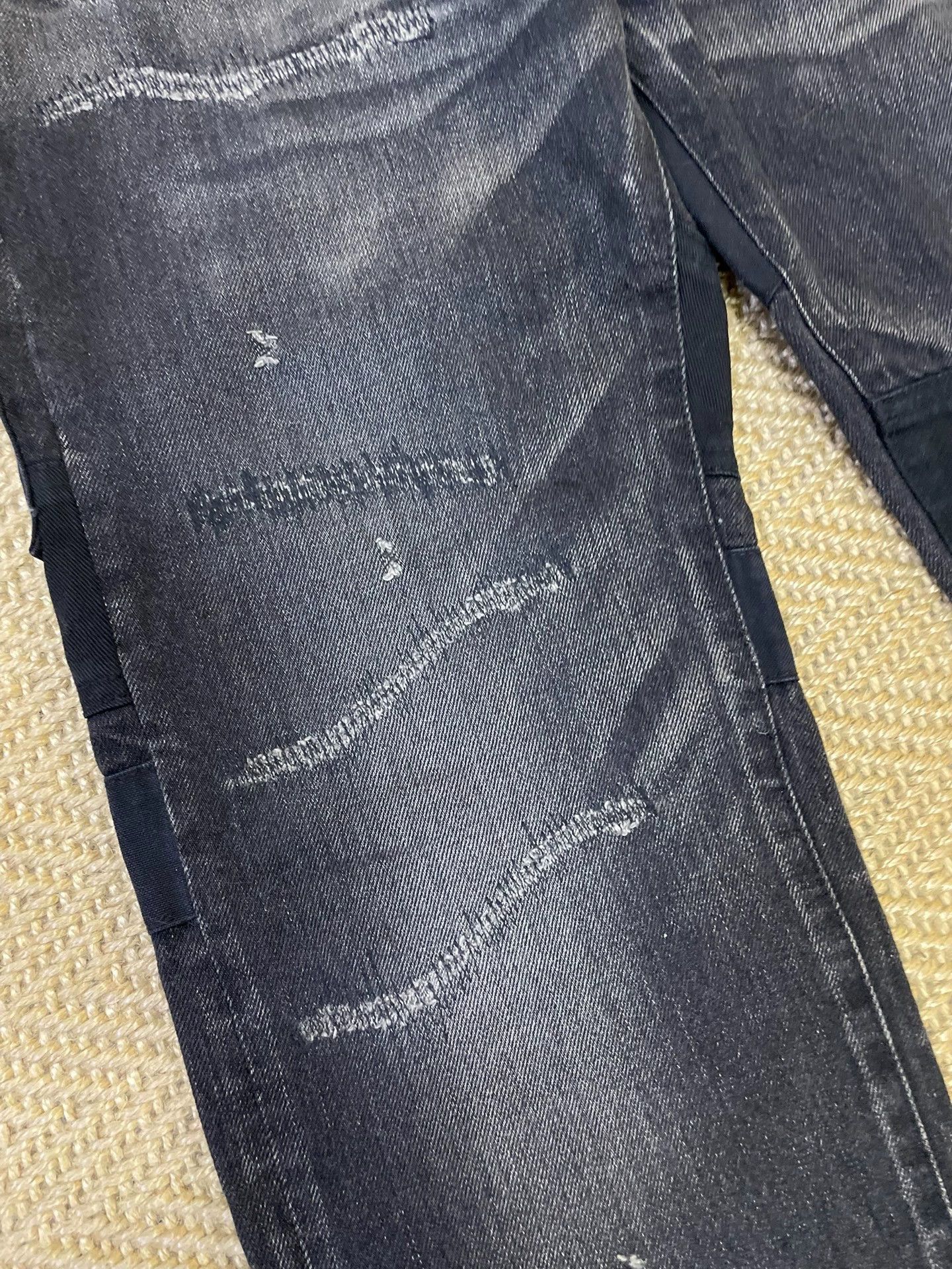 Neighborhood NEIGHBORHOOD 07EX Cut-Patch Denim Jeans NARROW M New (Ox) Size US 32 / EU 48 - 5 Thumbnail