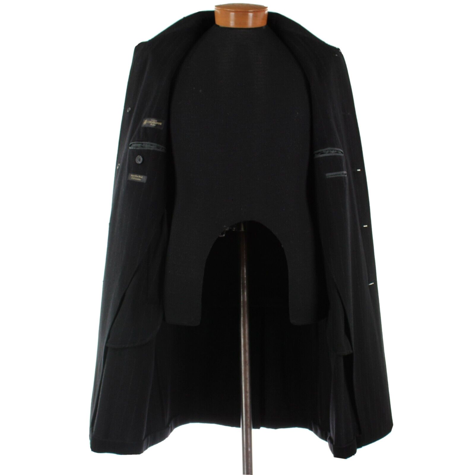 Corneliani Corneliani Coat Size L US In Black Wool Size US L / EU 52-54 / 3 - 5 Thumbnail