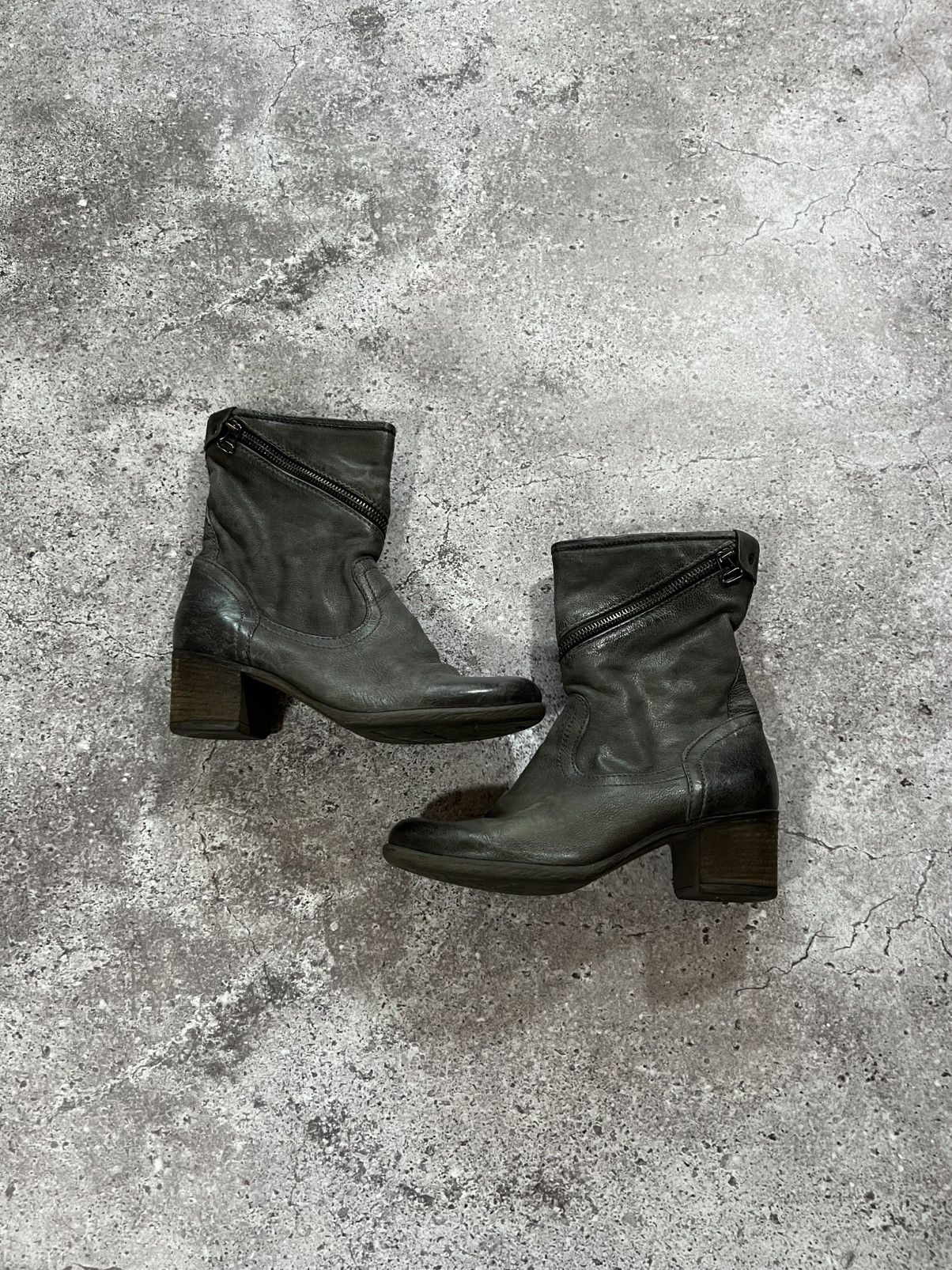A.S.98 Mjus Airstep A.S. 98 Style Avantgarde Leather Boots EU 39 Size US 8 / IT 38 - 2 Thumbnail