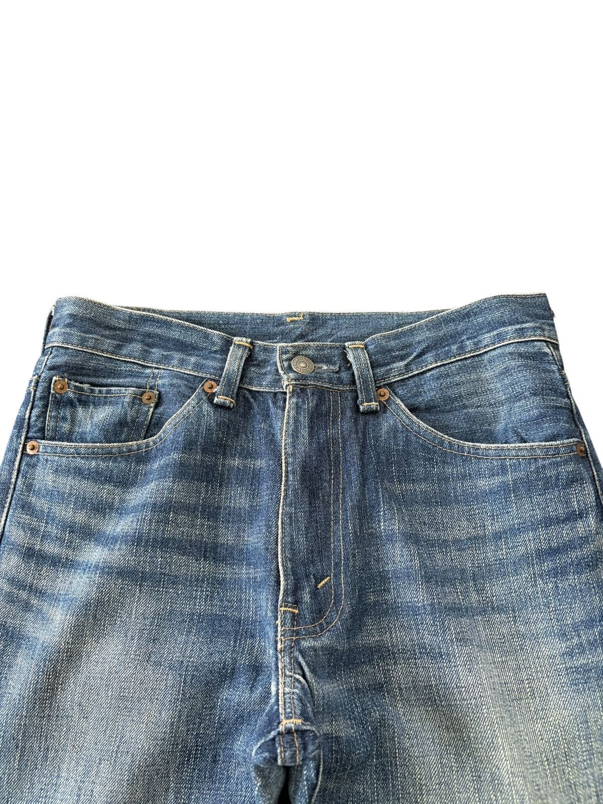Levi's Vintage 90s Levis 517 Distressed Flare Jeans Size US 29 - 4 Thumbnail