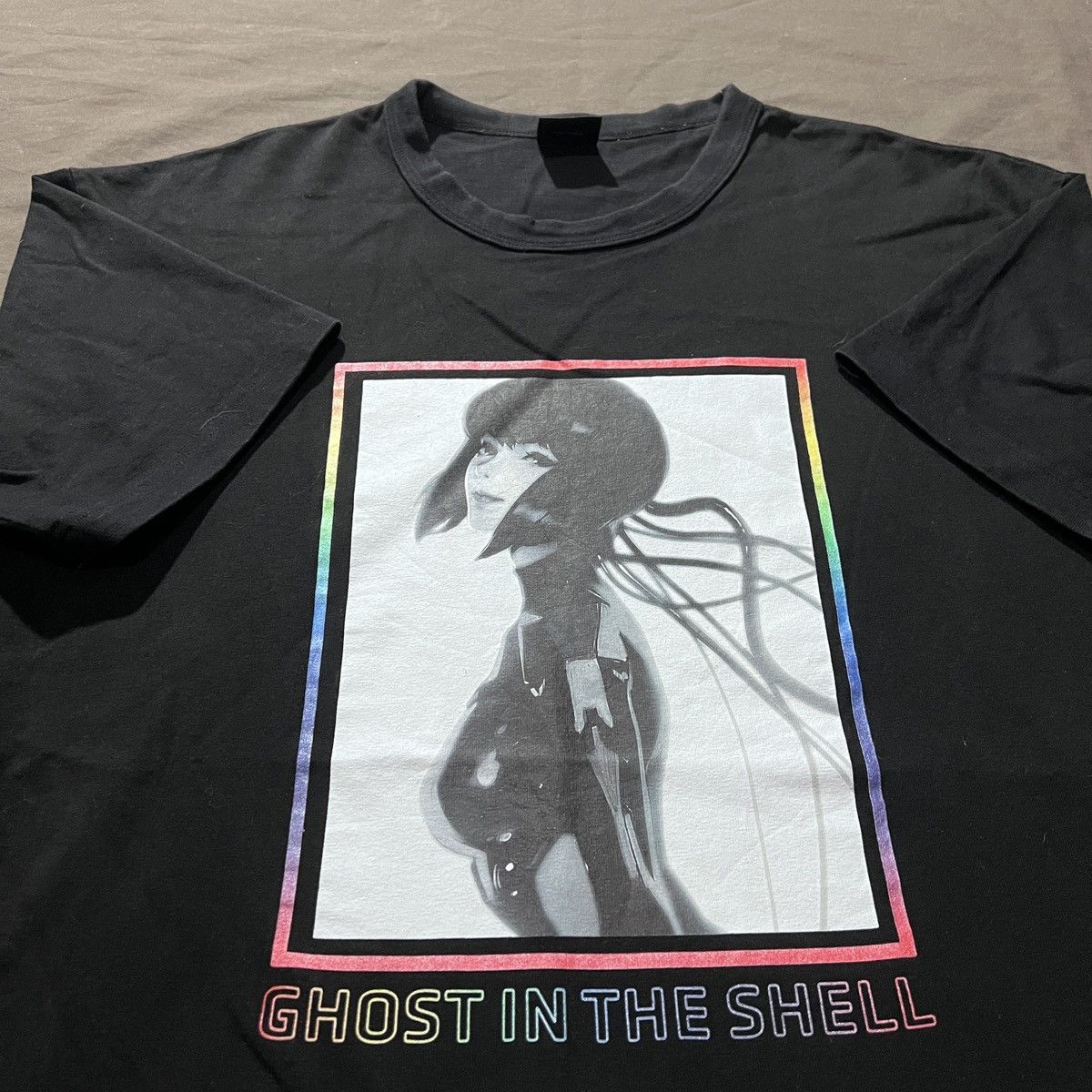 Anime Ghost in the Shell Tee Anime Tee Motoko Kusanagi Size US L / EU 52-54 / 3 - 1 Thumbnail