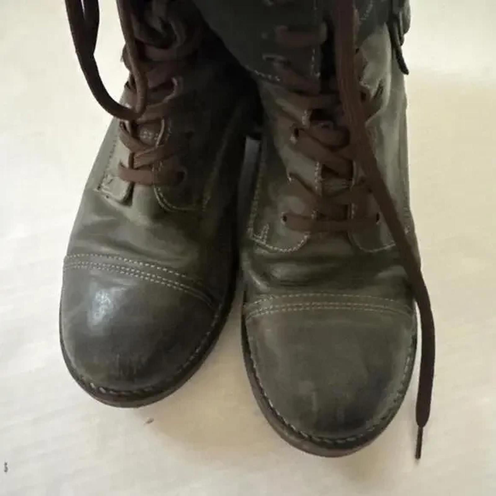 Taos Men's Taos Lace-Up Leather Boots US 9.5 EUR 42 Size US 9.5 / EU 42-43 - 3 Thumbnail
