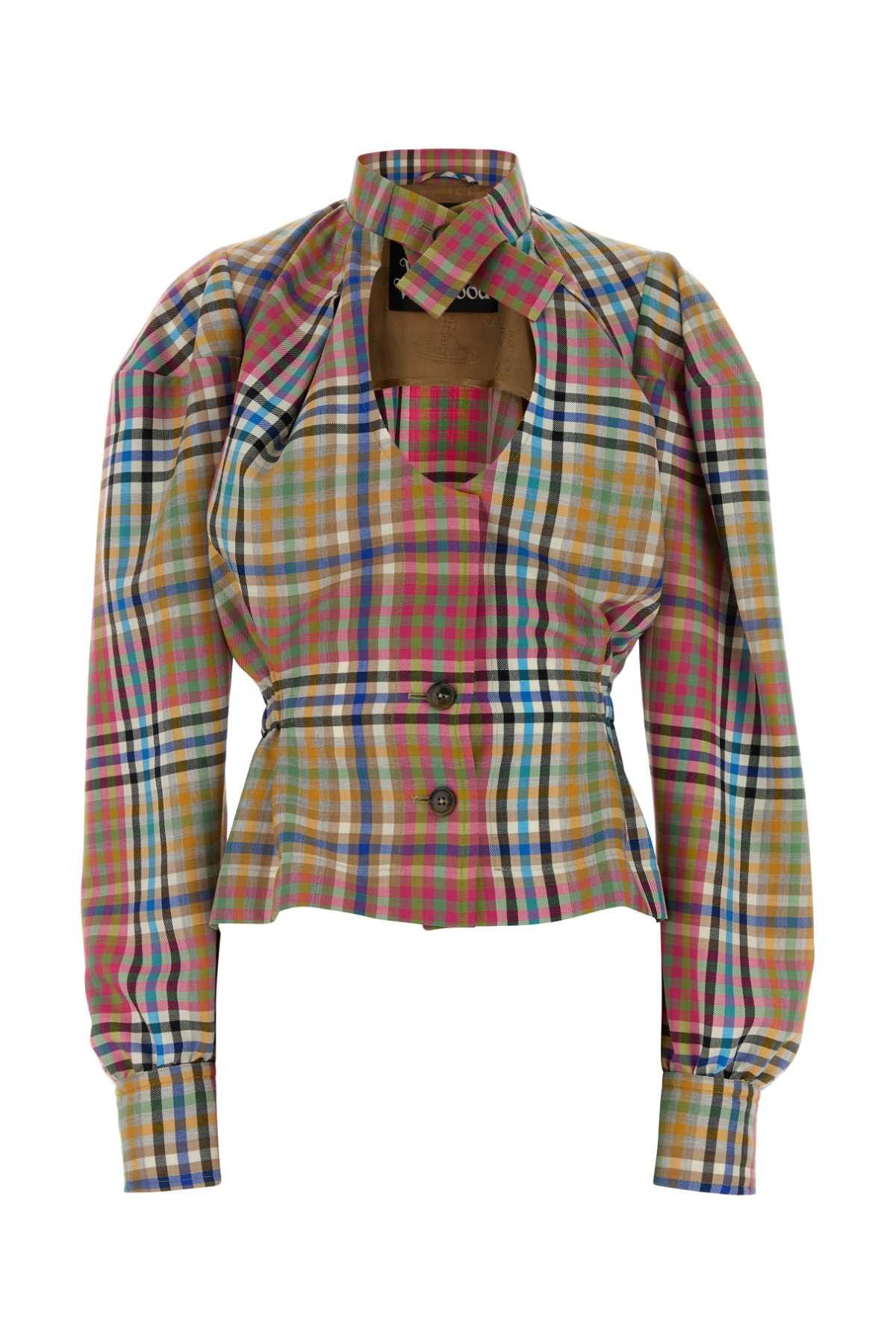 Vivienne Westwood Embroidered Wool Vase Blazer Size M / US 6-8 / IT 42-44 - 1 Thumbnail