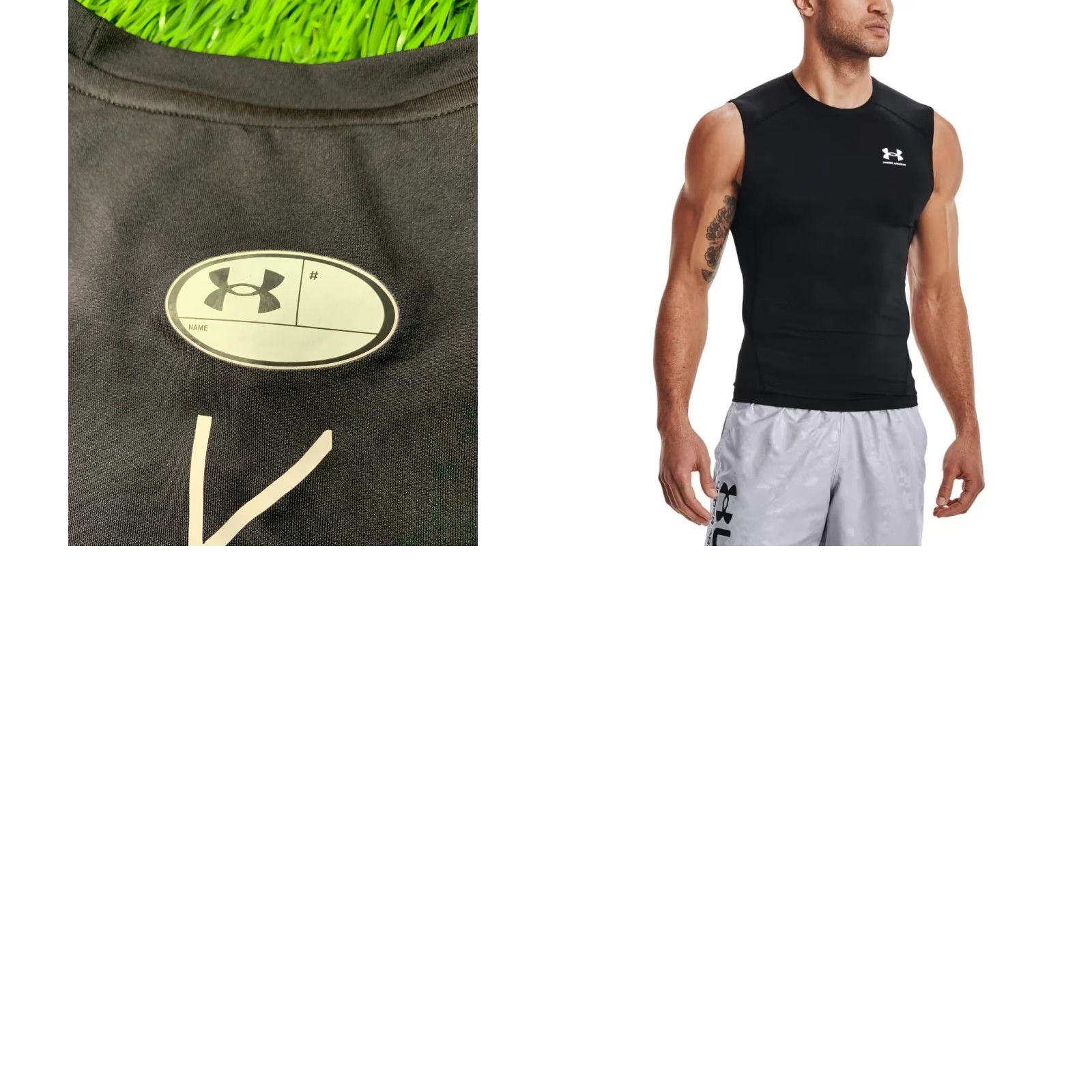 Under Armour UNDER ARMOUR HEATGEAR Vest Shirt 2023 MEN Training SIZE M Black Core Layer Sleeveless Logo On Back Size US M / EU 48-50 / 2 - 9 Thumbnail