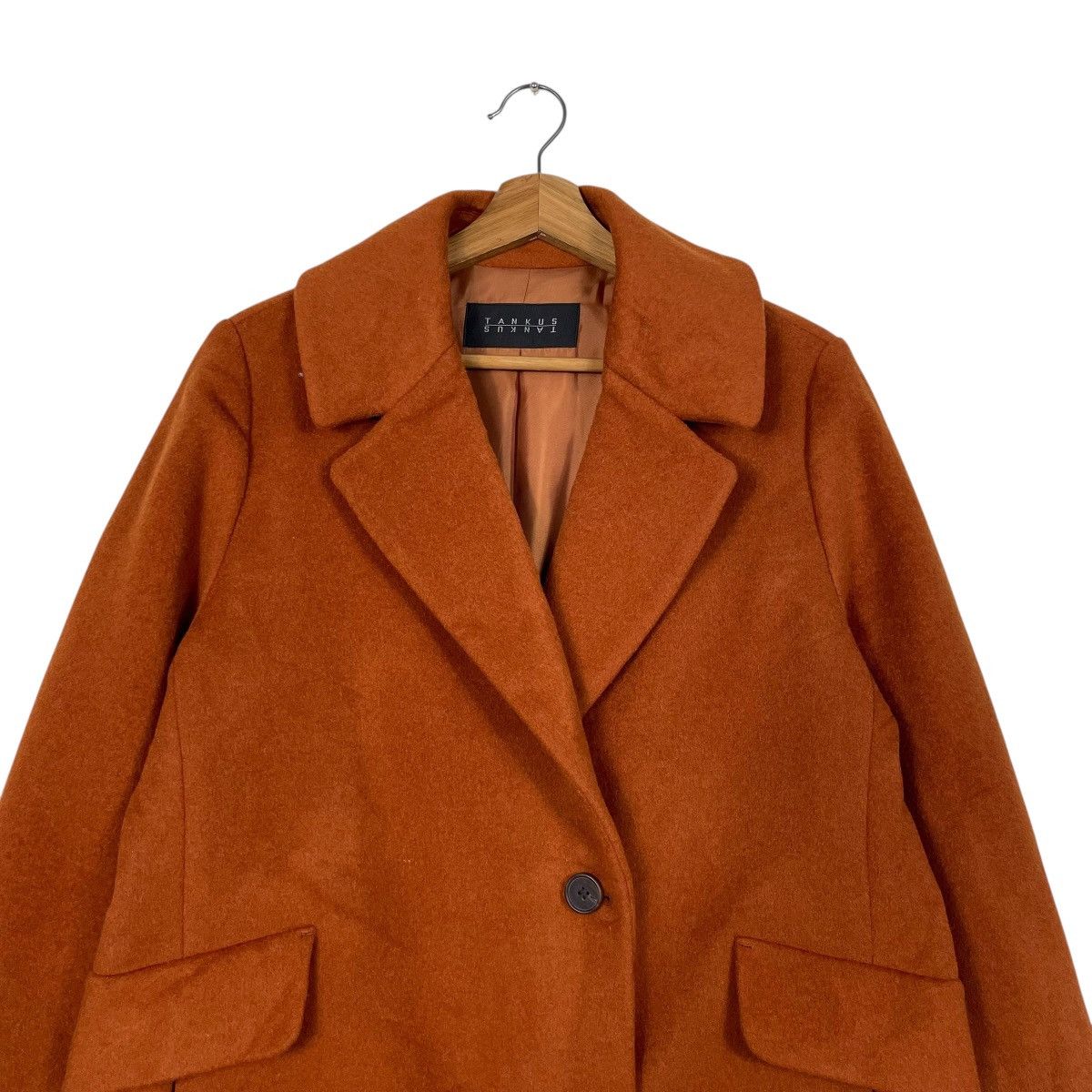 Japanese Brand Tankus Wool Overcoat Size M / US 6-8 / IT 42-44 - 2 Thumbnail