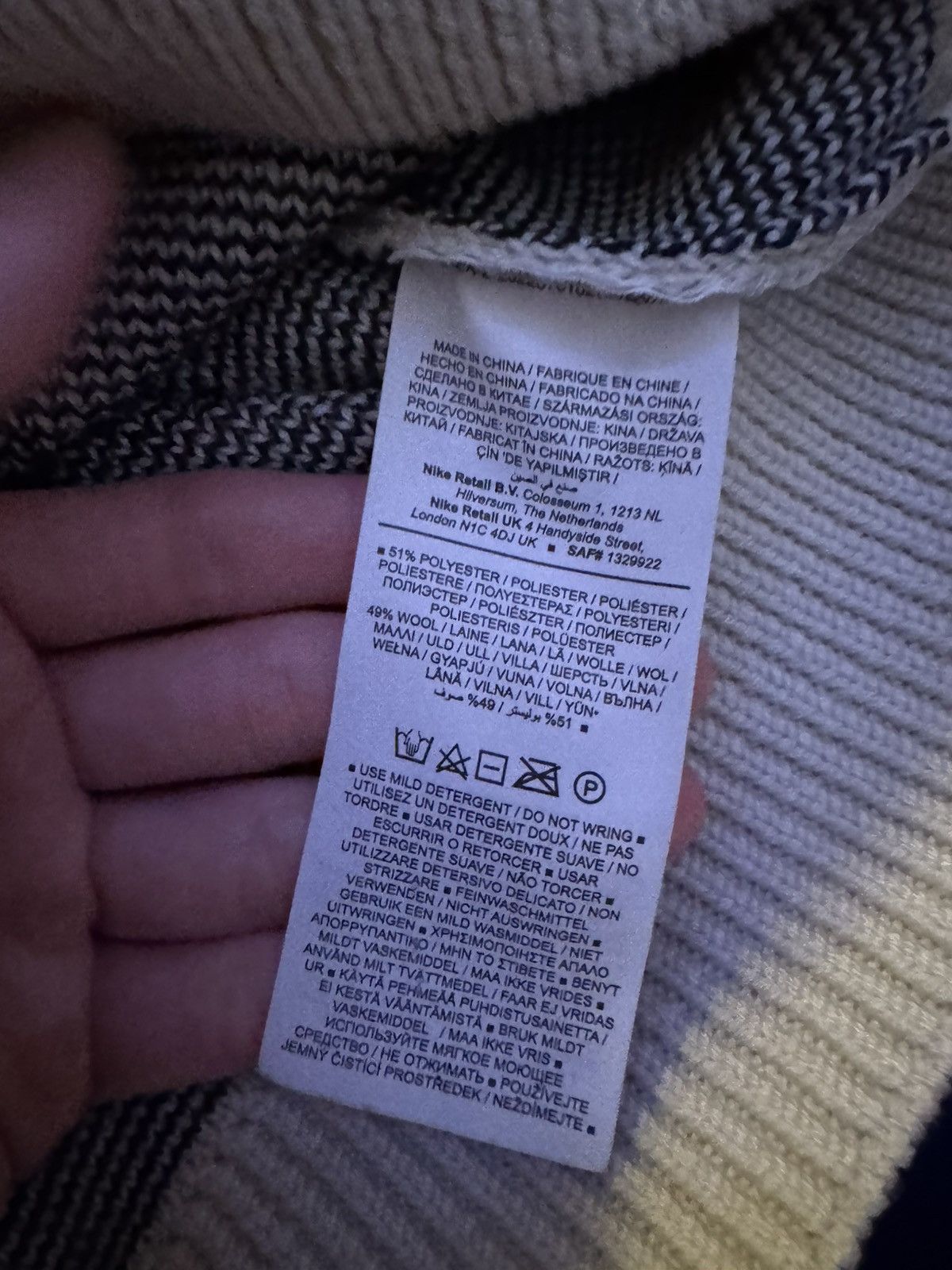 Nike × Stussy Nike x Stussy sweater Size US M / EU 48-50 / 2 - 5 Thumbnail
