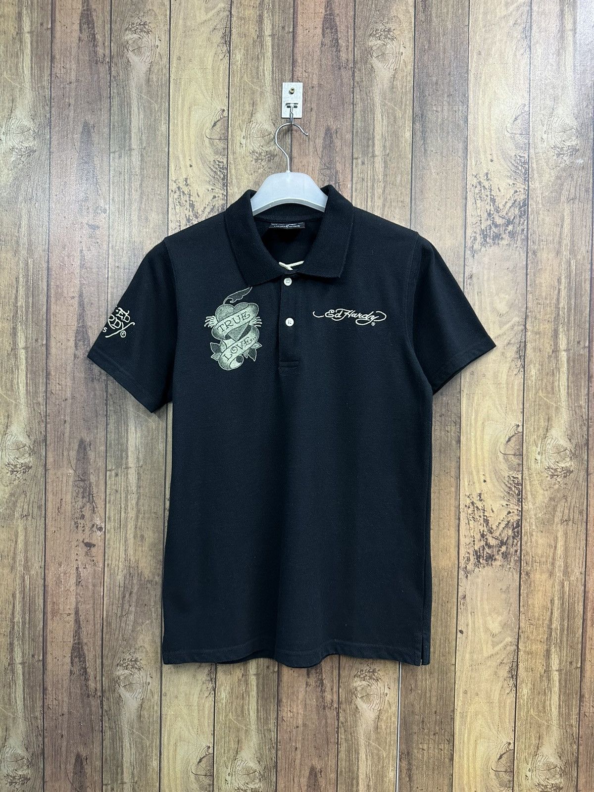 Ed Hardy Ed Hardy Big Logo Embroidery Women Polo Shirt A256 Size S / US 4 / IT 40 - 2 Thumbnail