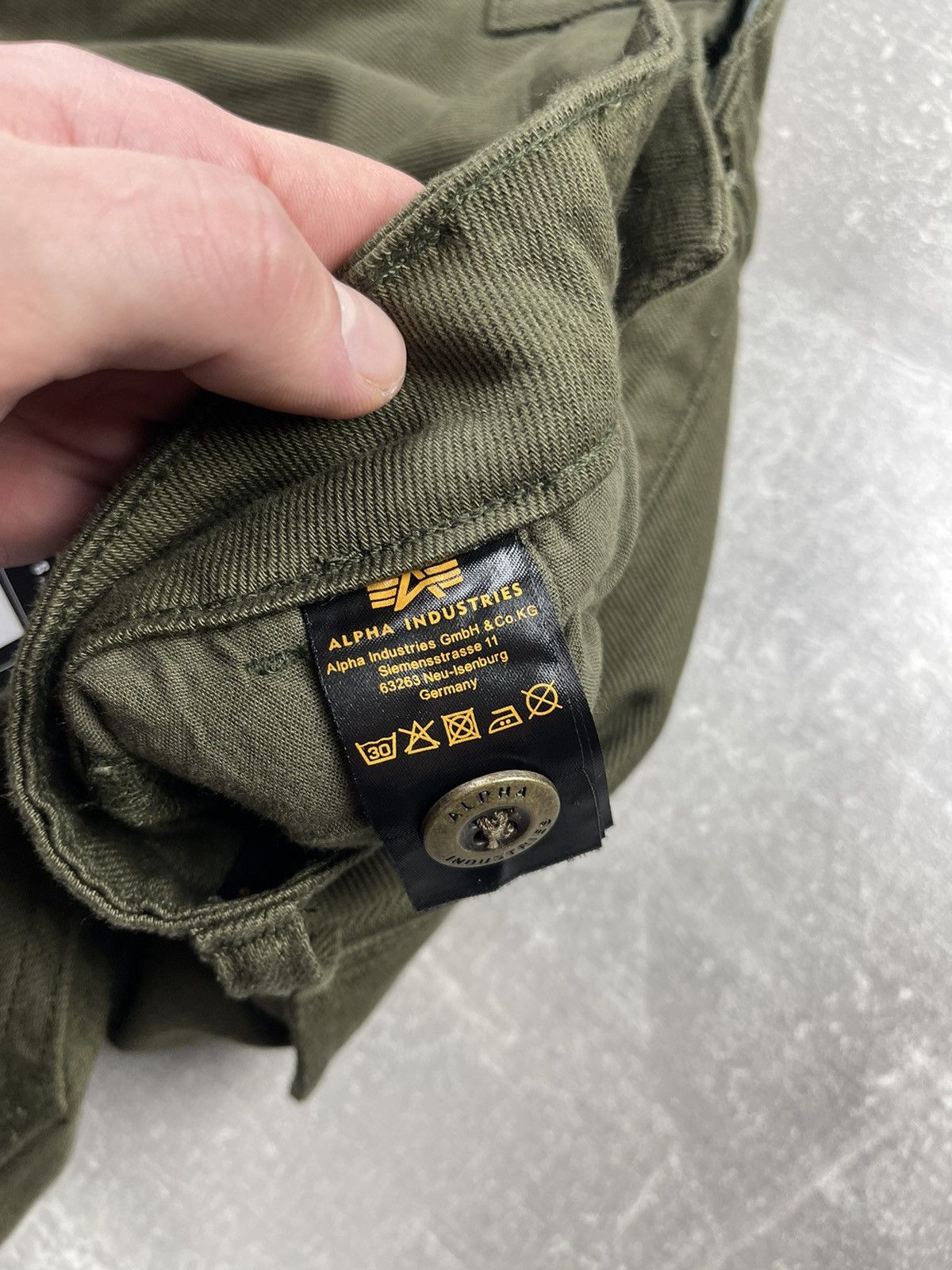 Alpha Industries Alpha Industries Aircraft Pant Military Green Cargo Pants Size US 33 - 17 Thumbnail