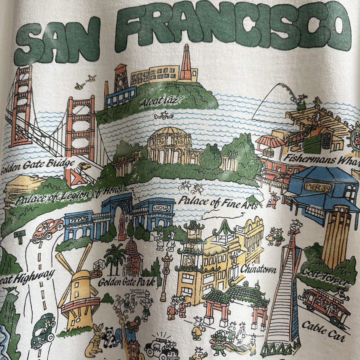 Hanes Vintage San Francisco US Promo Graphic Tee Size US L / EU 52-54 / 3 - 3 Thumbnail