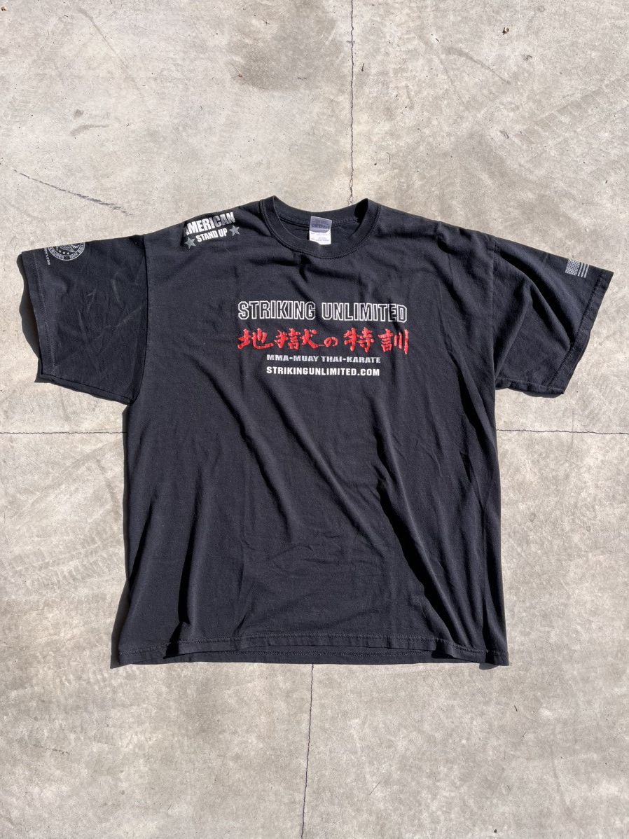 American Apparel Black MMA Fighting tee Size US XL / EU 56 / 4 - 1 Thumbnail