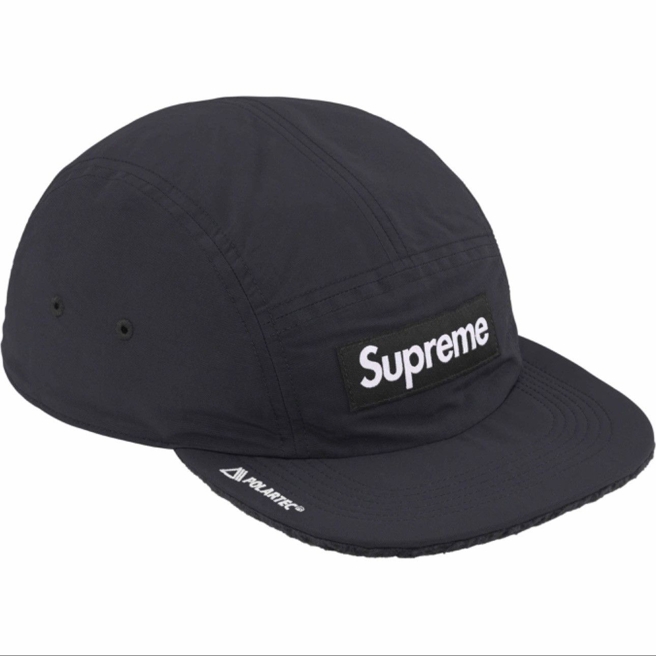 Polartec Supreme Polartec Shearling Reversible Camp Cap Black FW23 Size ONE SIZE - 3 Thumbnail