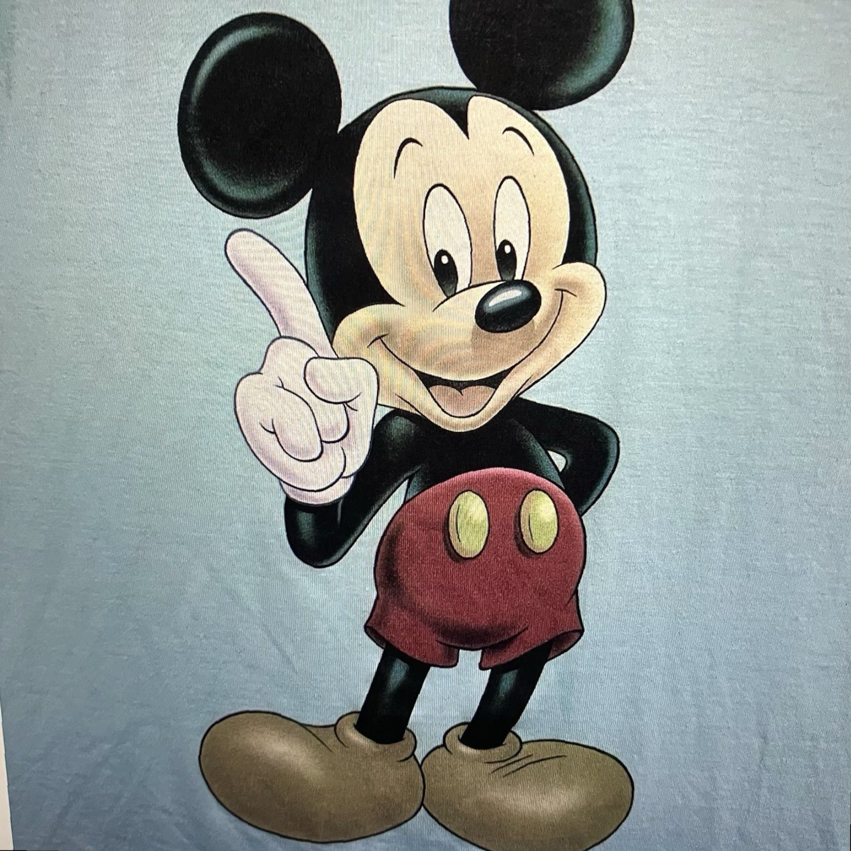 Disney VINTAGE Disney Mickey Mouse T Shirt Adult XL Sleeveless Cotton Blend Blue 90s Retro Beach US Men's Size US XL / EU 56 / 4 - 3 Thumbnail