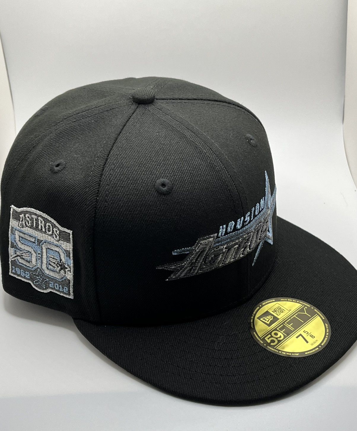New Era Houston Astros Size 7 5/8 Supremo_G “Hell Raiser” New Era Size ONE SIZE - 1 Thumbnail
