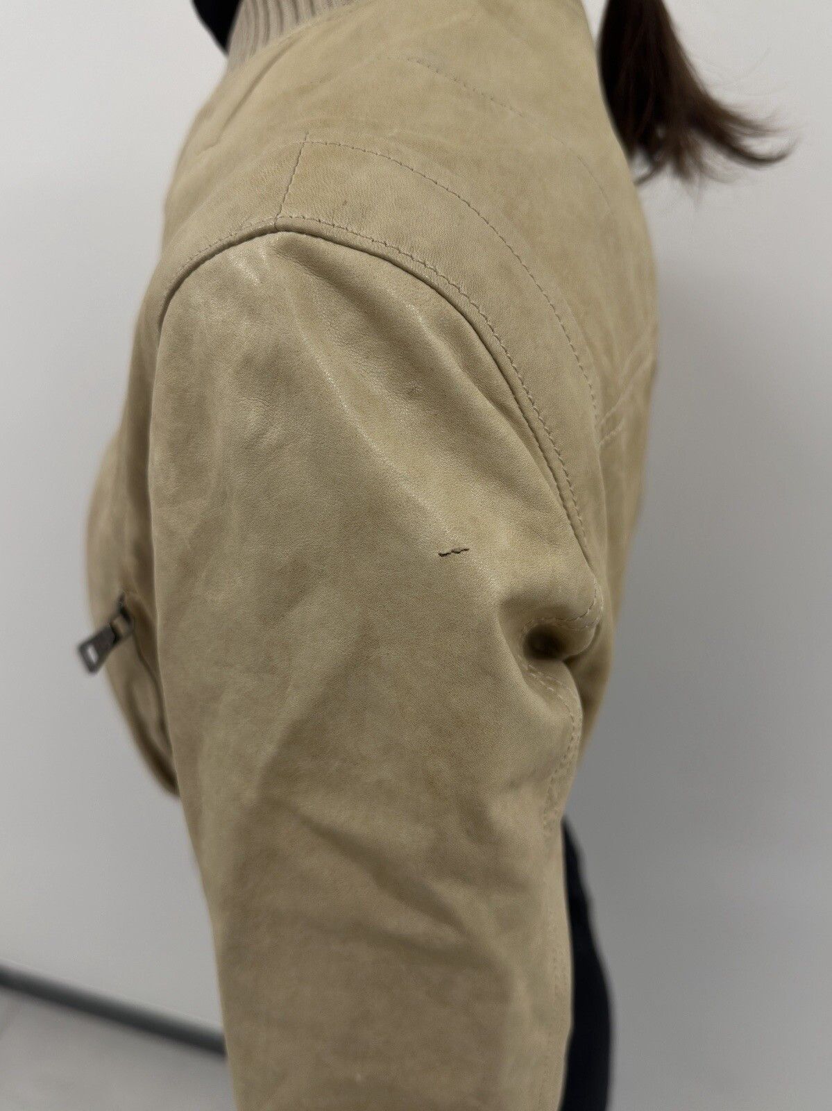 Prada Vintage 2009 Prada Archive Leather Womens Fitted y2k Jacket Size S / US 4 / IT 40 - 5 Thumbnail