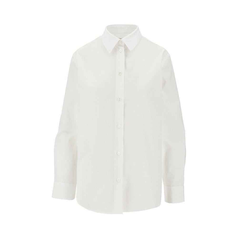 Burberry Poplin Shirt With Ekd Embroidery White Tag Size Uk 10 Women - Usa Tariffs Included, Women's