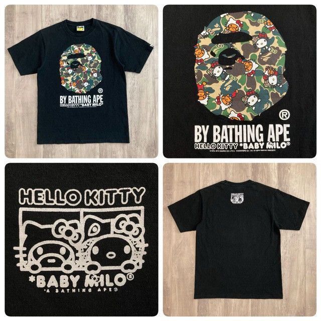 Bape BAPE × SANRIO HELLO KITTY Milo APE HEAD T-shirt ABC CAMO APE Size US M / EU 48-50 / 2 - 1 Thumbnail
