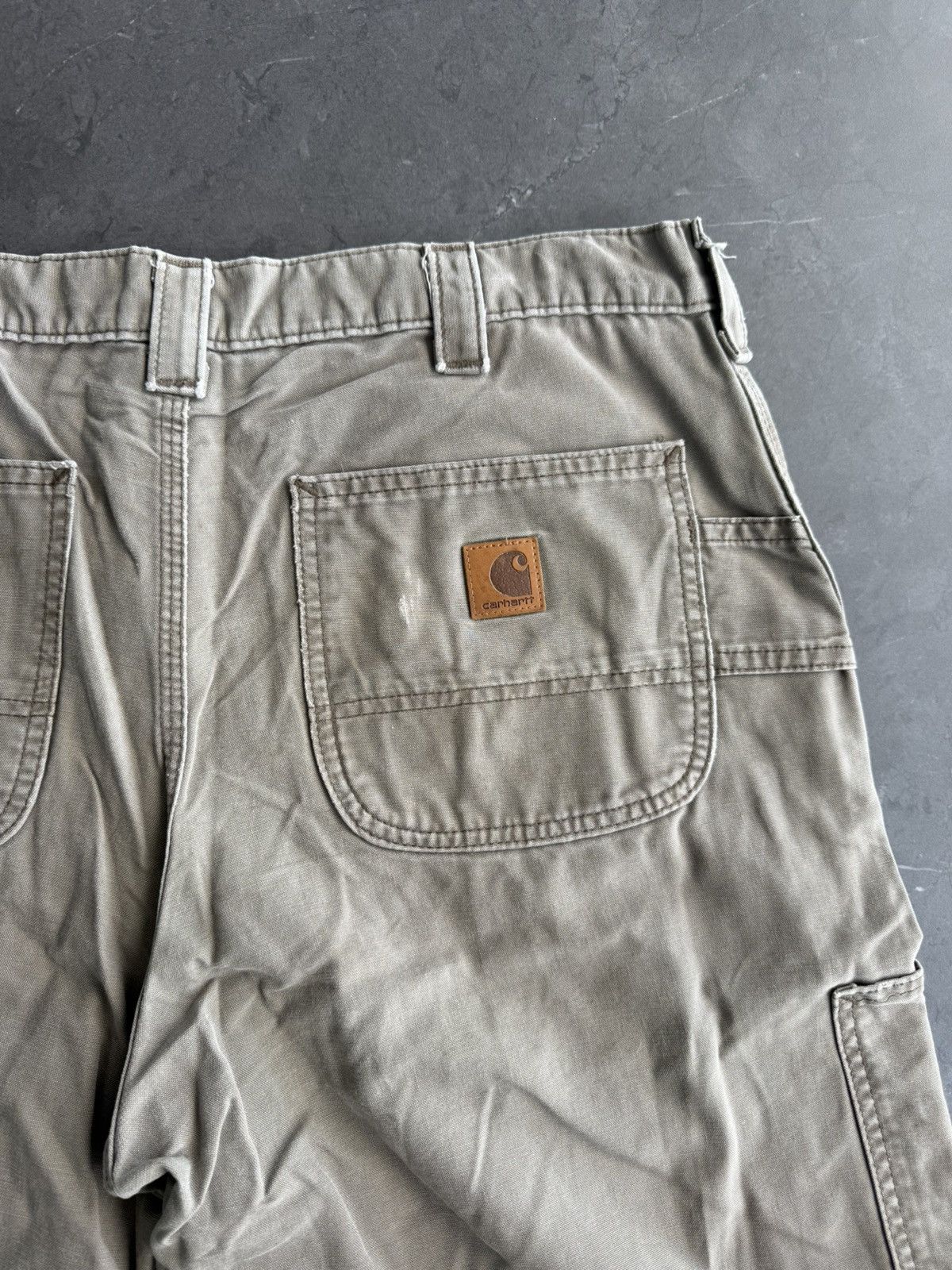 Carhartt × Carhartt Wip × Vintage Vintage Carhartt Carpenter Work Pants Grey Size US 36 / EU 52 - 6 Thumbnail