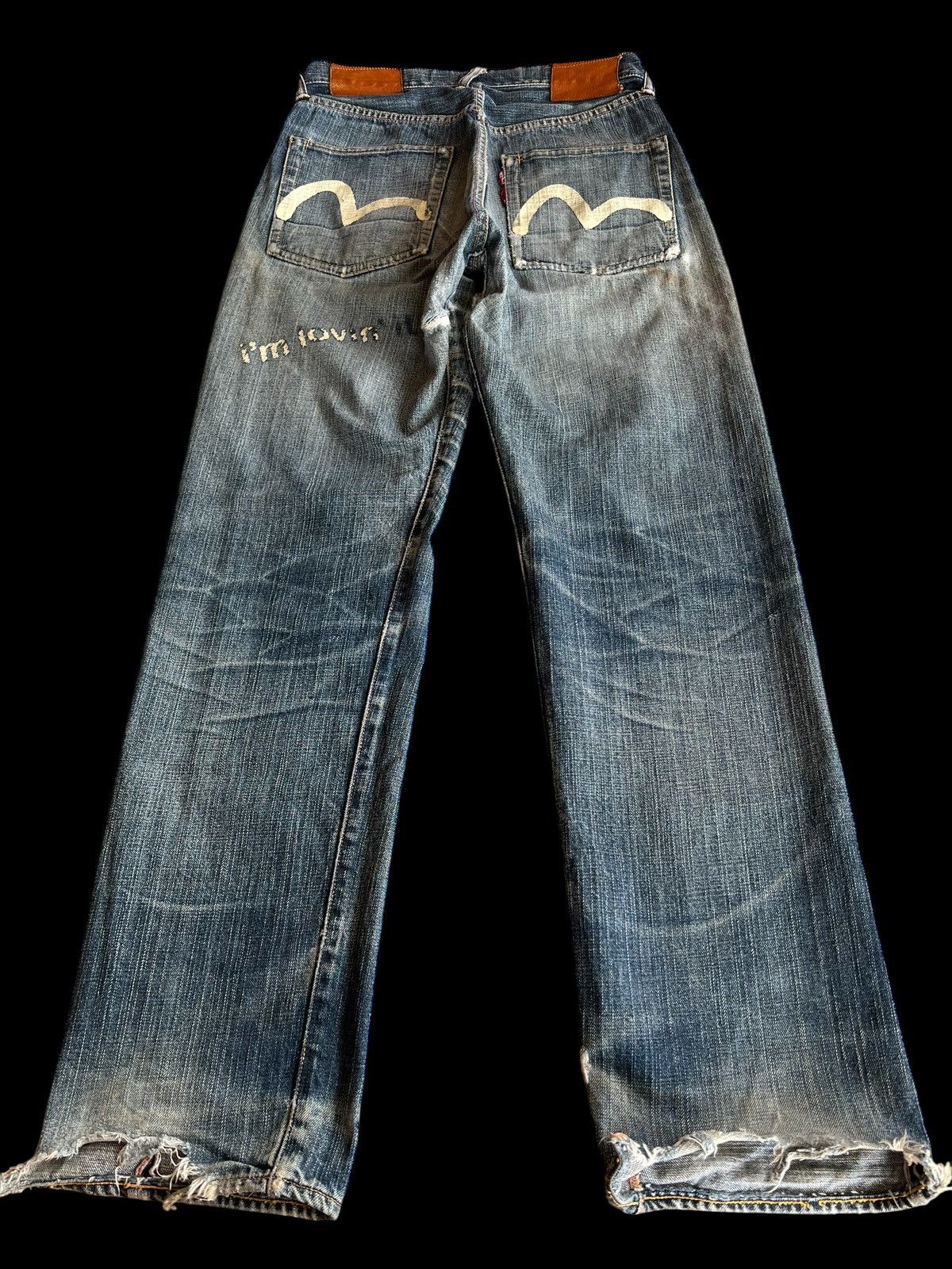 Evisu Vintage Evisu X McDonald Selvedge Distressed Jean Very Rare Size US 29 - 2 Thumbnail