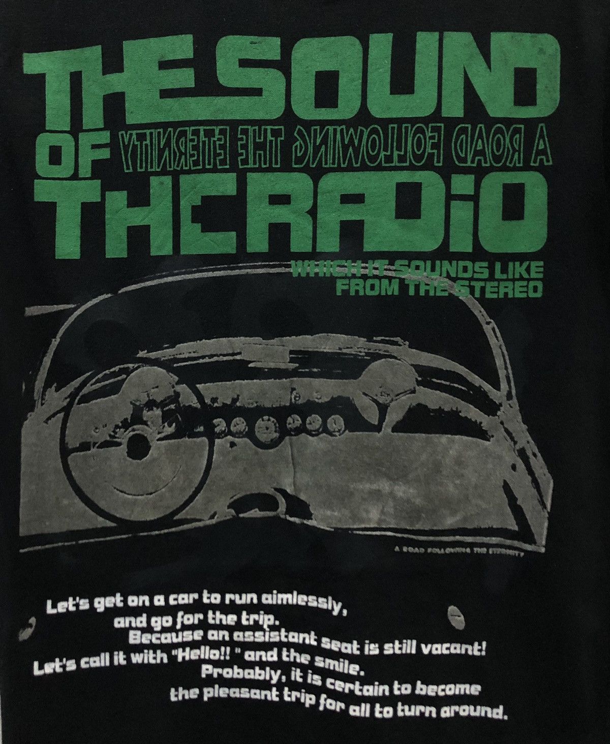 Vintage Vintage The Sound Of The Radio T-Shirt Size US M / EU 48-50 / 2 - 3 Thumbnail