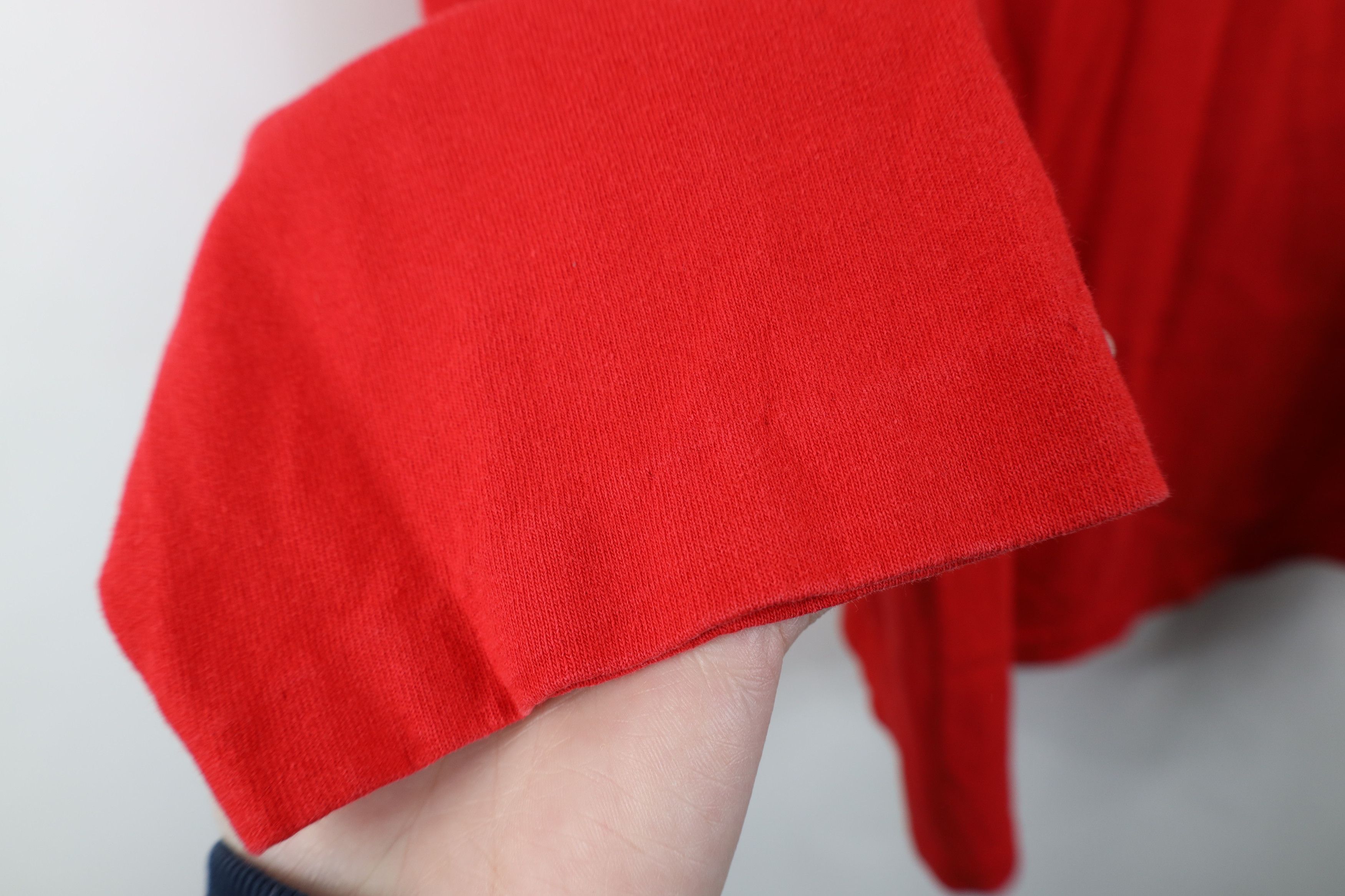 Disney Vintage 90s Y2K Disney Spell Long Sleeve T-Shirt Red Cotton Size XL / US 12-14 / IT 48-50 - 7 Thumbnail