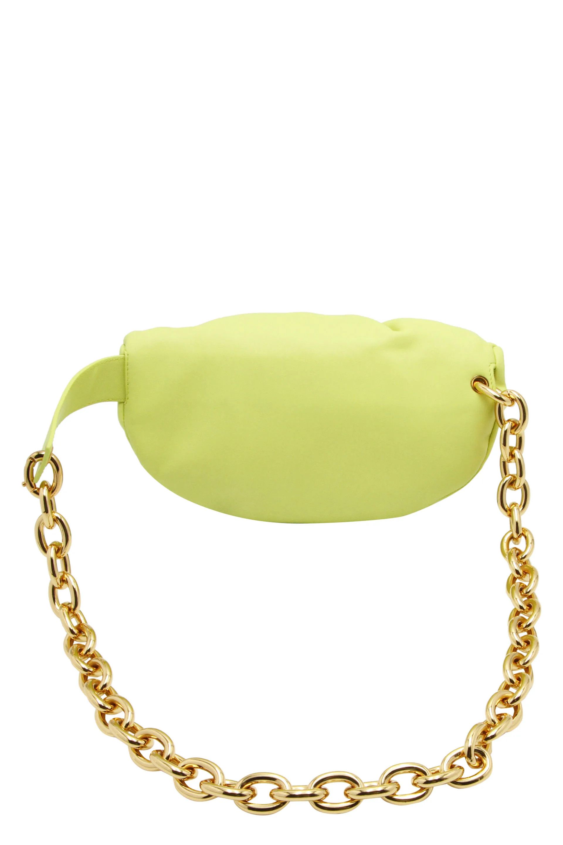 Bottega Veneta o1n1vont1024 Size: OS / Chain Pouch Belt Bag Seagrass /Gold Size ONE SIZE - 3 Thumbnail