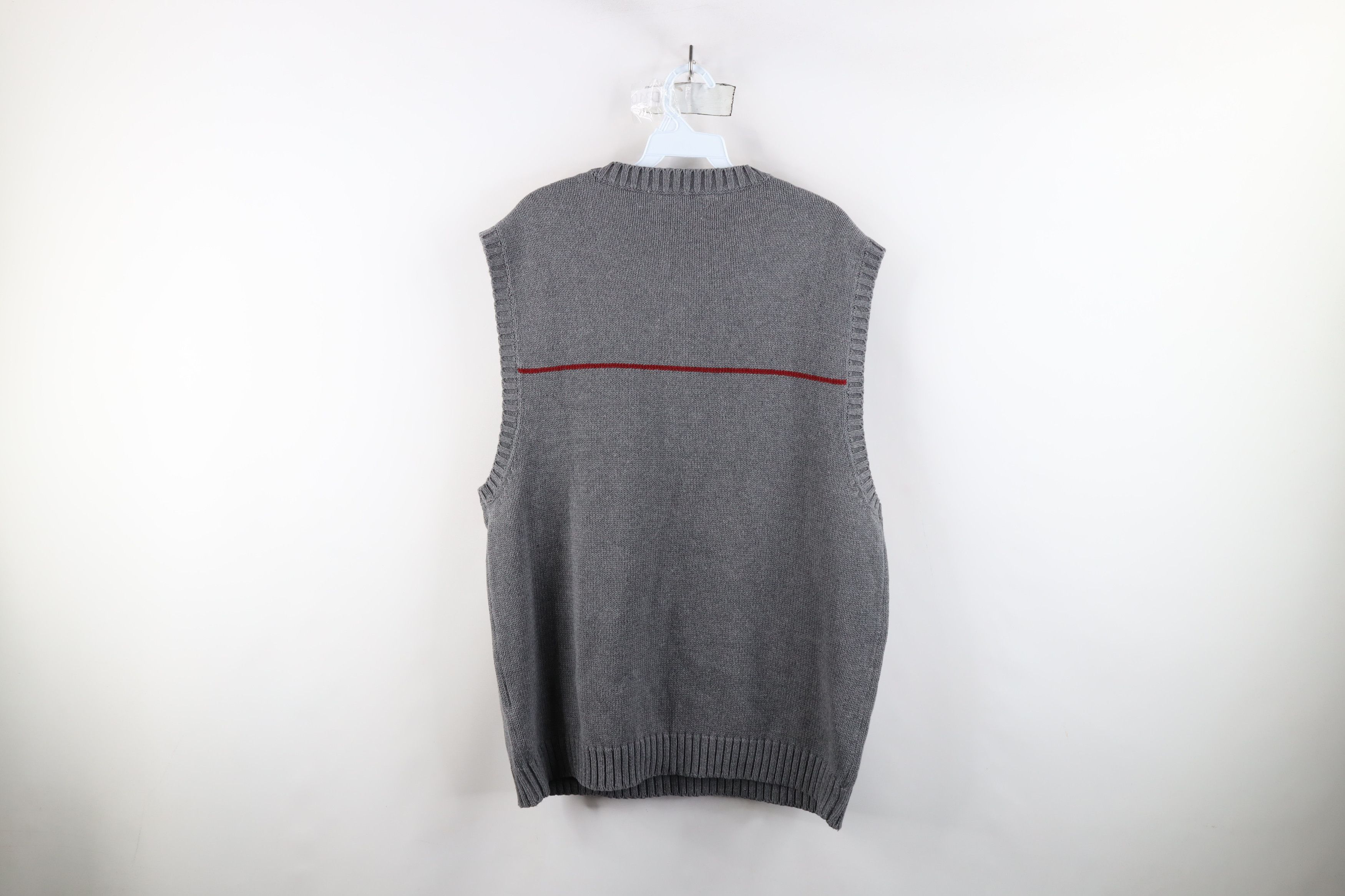 Tommy Hilfiger × Vintage Deadstock Vintage 90s Tommy Hilfiger Crest Knit Sweater Vest Size US XL / EU 56 / 4 - 7 Thumbnail
