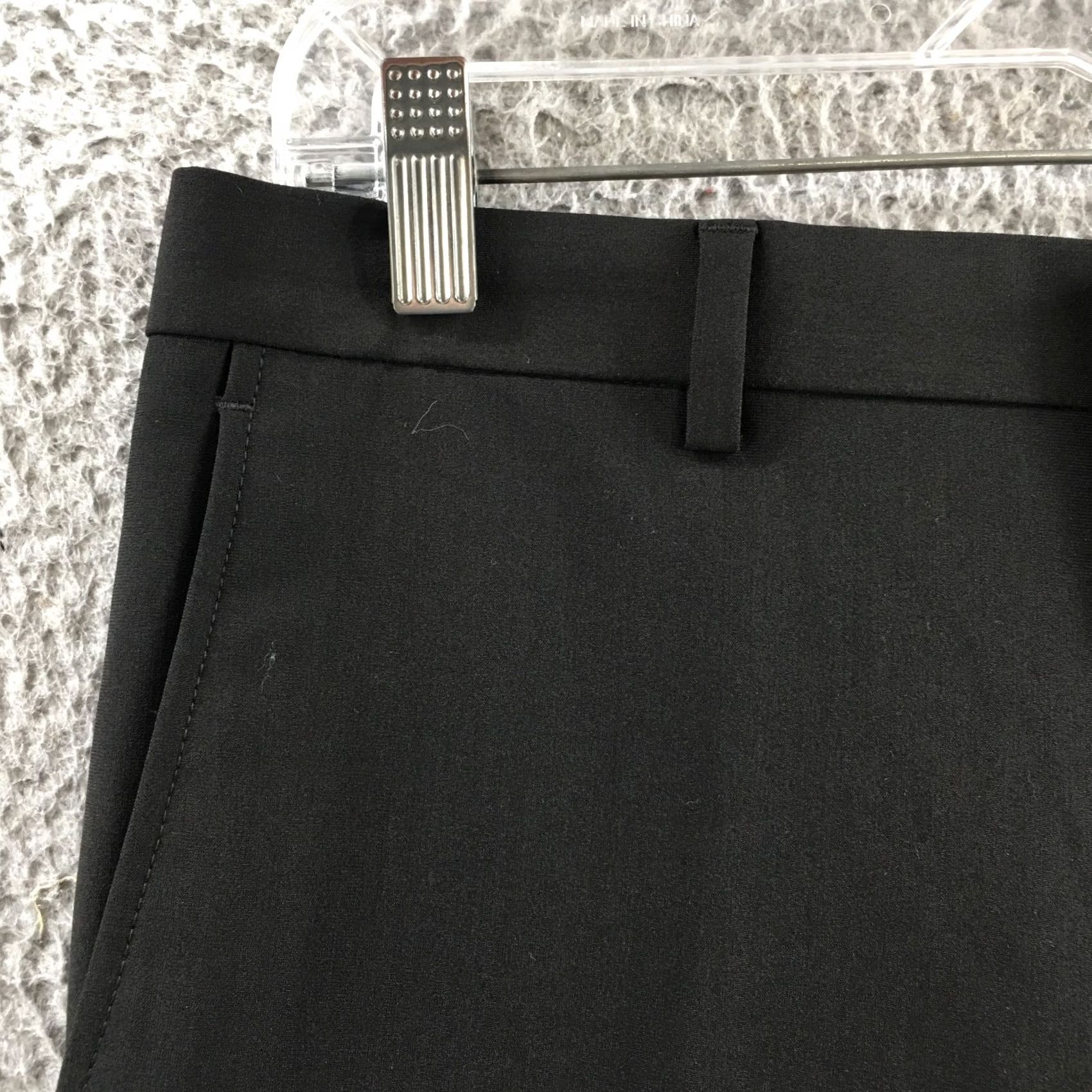 Kenneth Cole Kenneth Cole Reaction Dress Pants Womens 16R (30x27.5) Black Techni-Cole Size 38" / US 16 / IT 52 - 3 Thumbnail