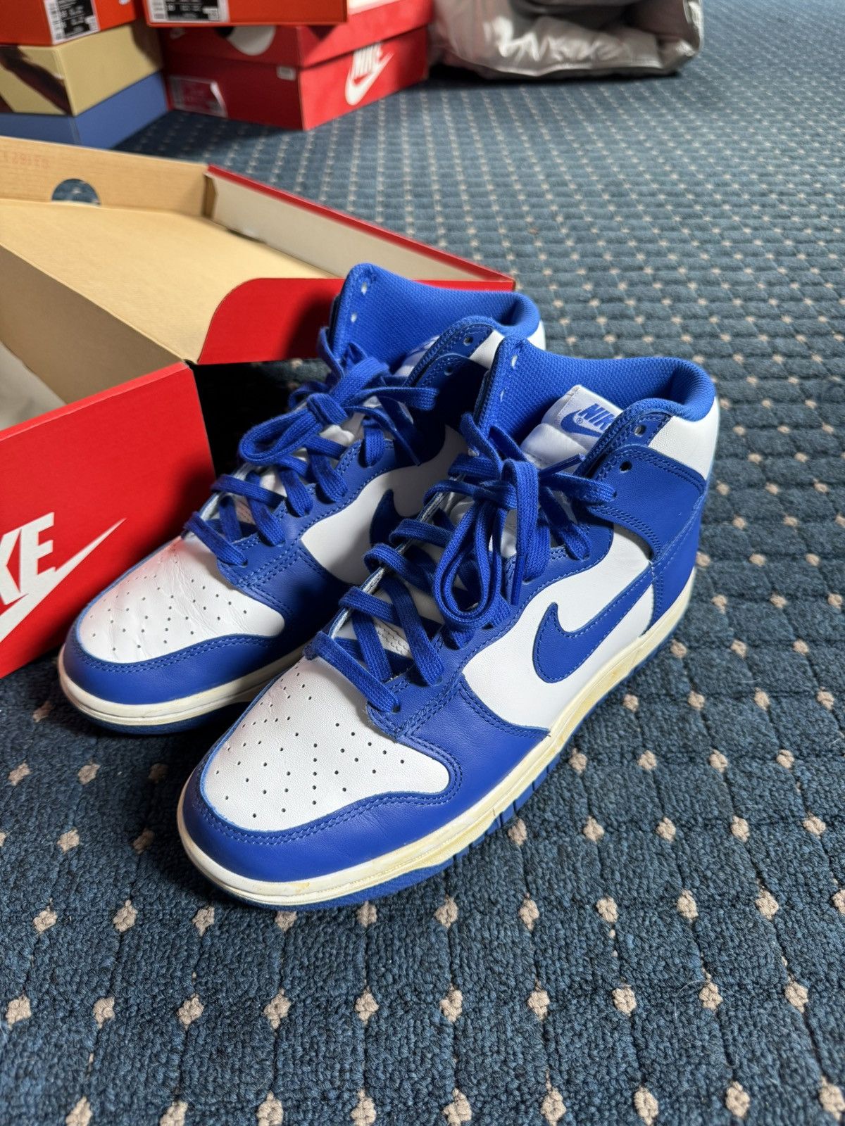 Nike Nike Dunk High Royal Blue Size US 8.5 / EU 41-42 - 1 Thumbnail