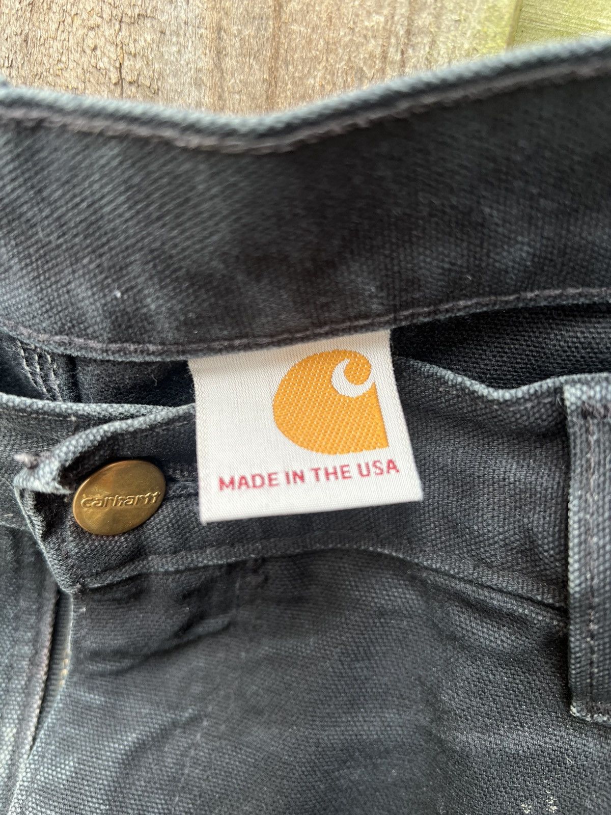 Carhartt × Vintage Vintage Black Carhartt Double Knees Size US 32 / EU 48 - 3 Thumbnail