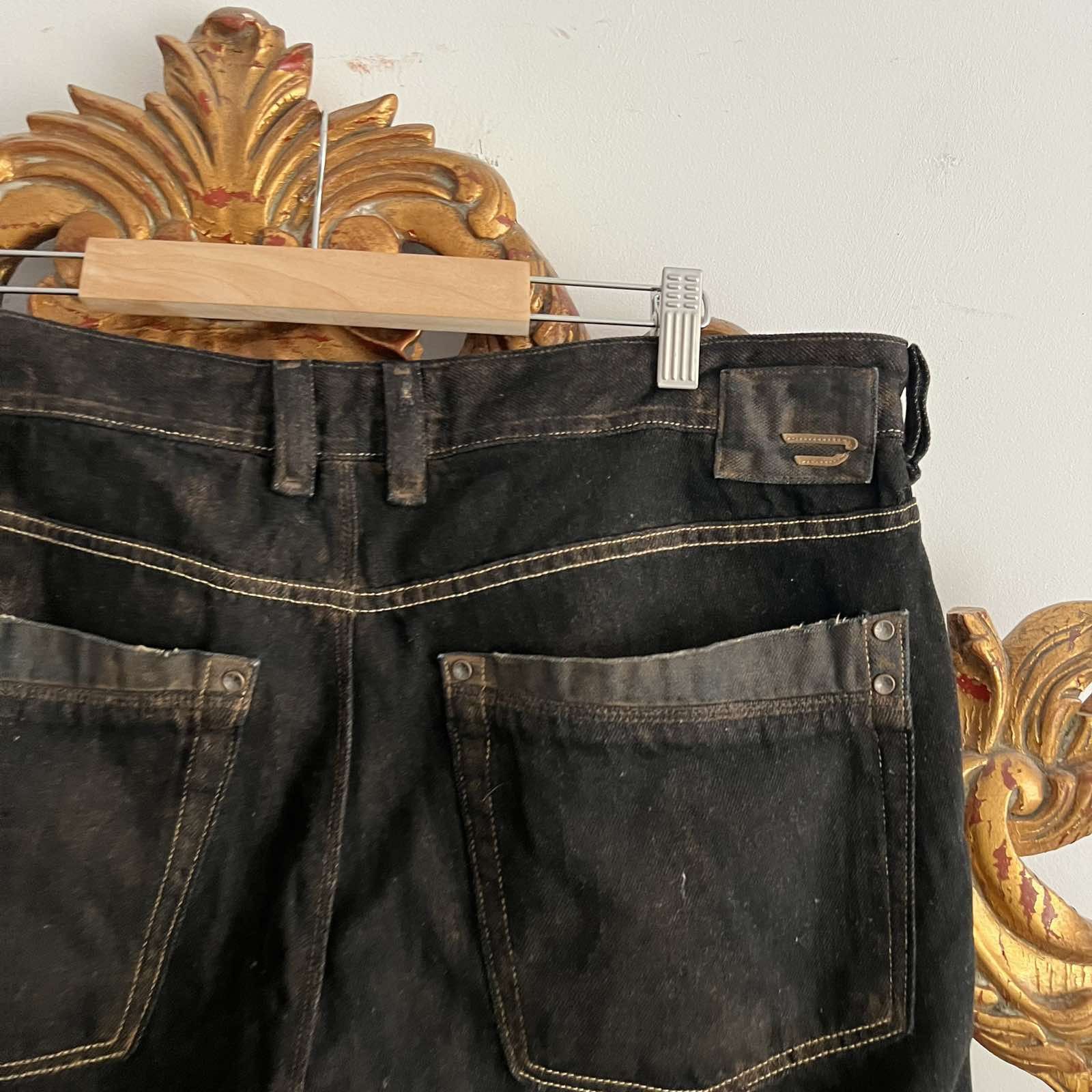Diesel Vintage dirty Diesel jeans faded Y2K pants Sz 36 Size US 36 / EU 52 - 5 Thumbnail