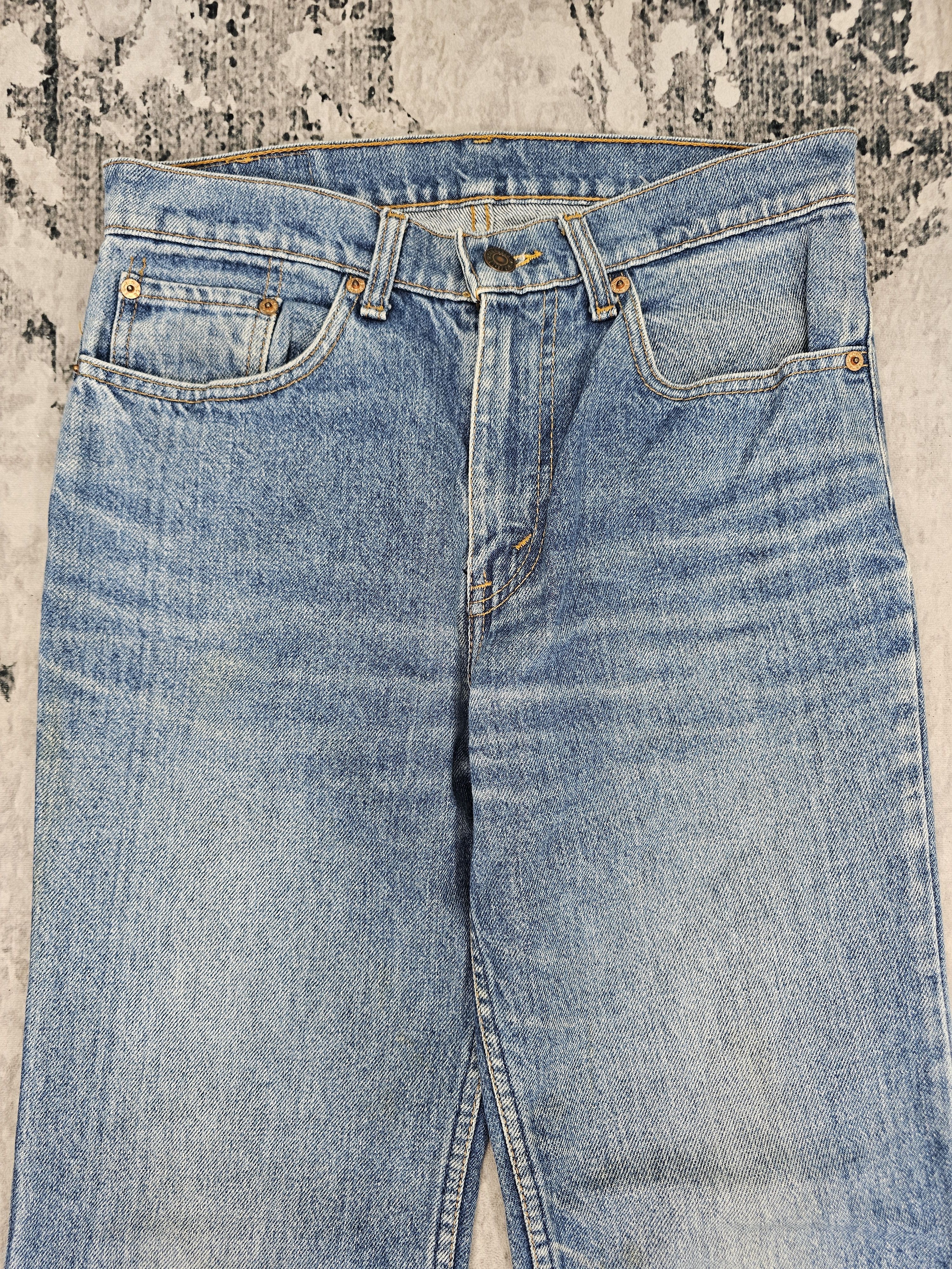 Levi's Vintage Clothing Vtg LEVIS 505 Straight Cut Faded Blue Jeans L0558 Size 30X29 Size US 30 / EU 46 - 6 Thumbnail