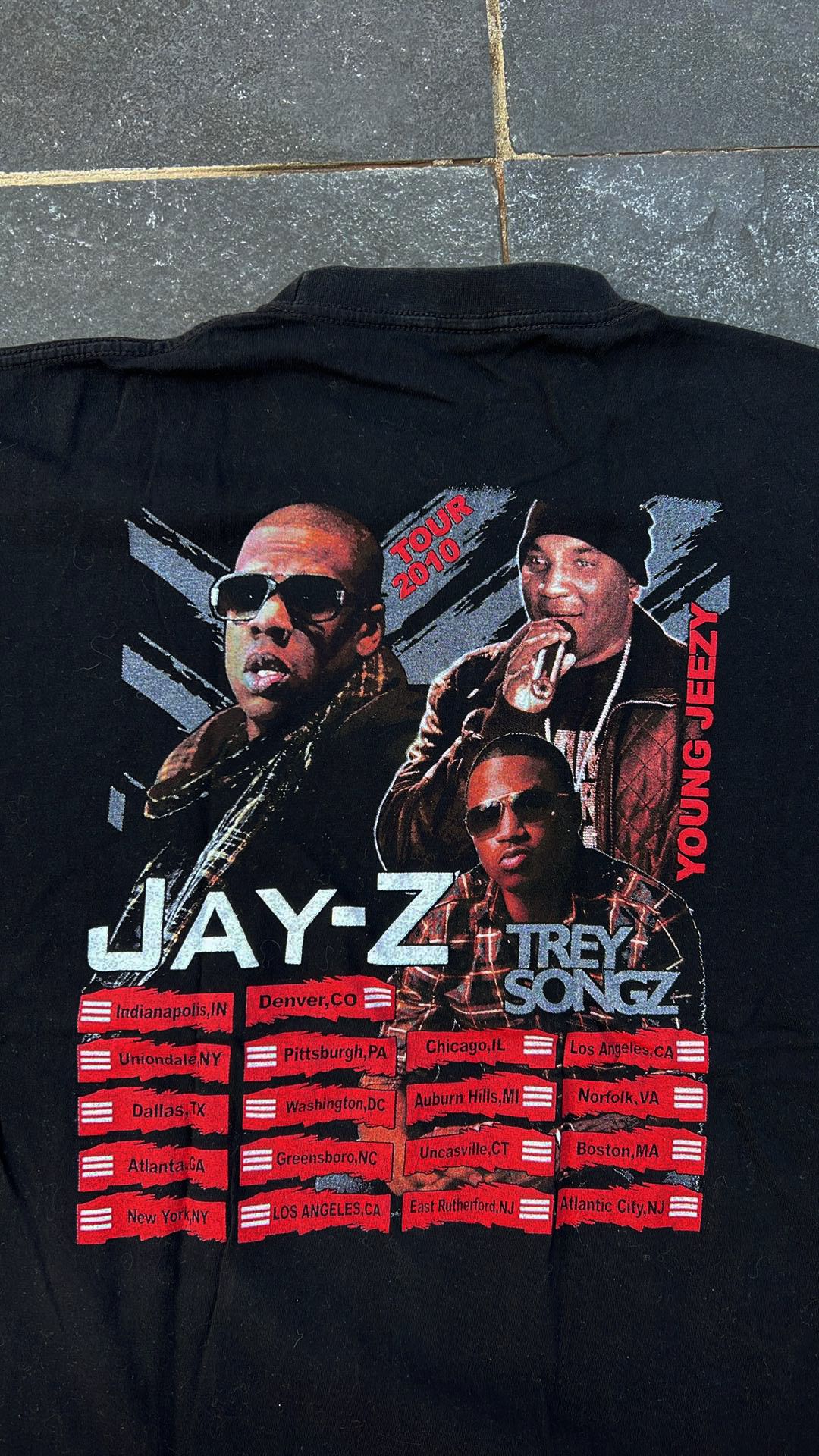 Rap Tees RARE Jay Z The Blueprint 3 Tour T Shirt Young Jeezy 2010 Size US L / EU 52-54 / 3 - 2 Thumbnail