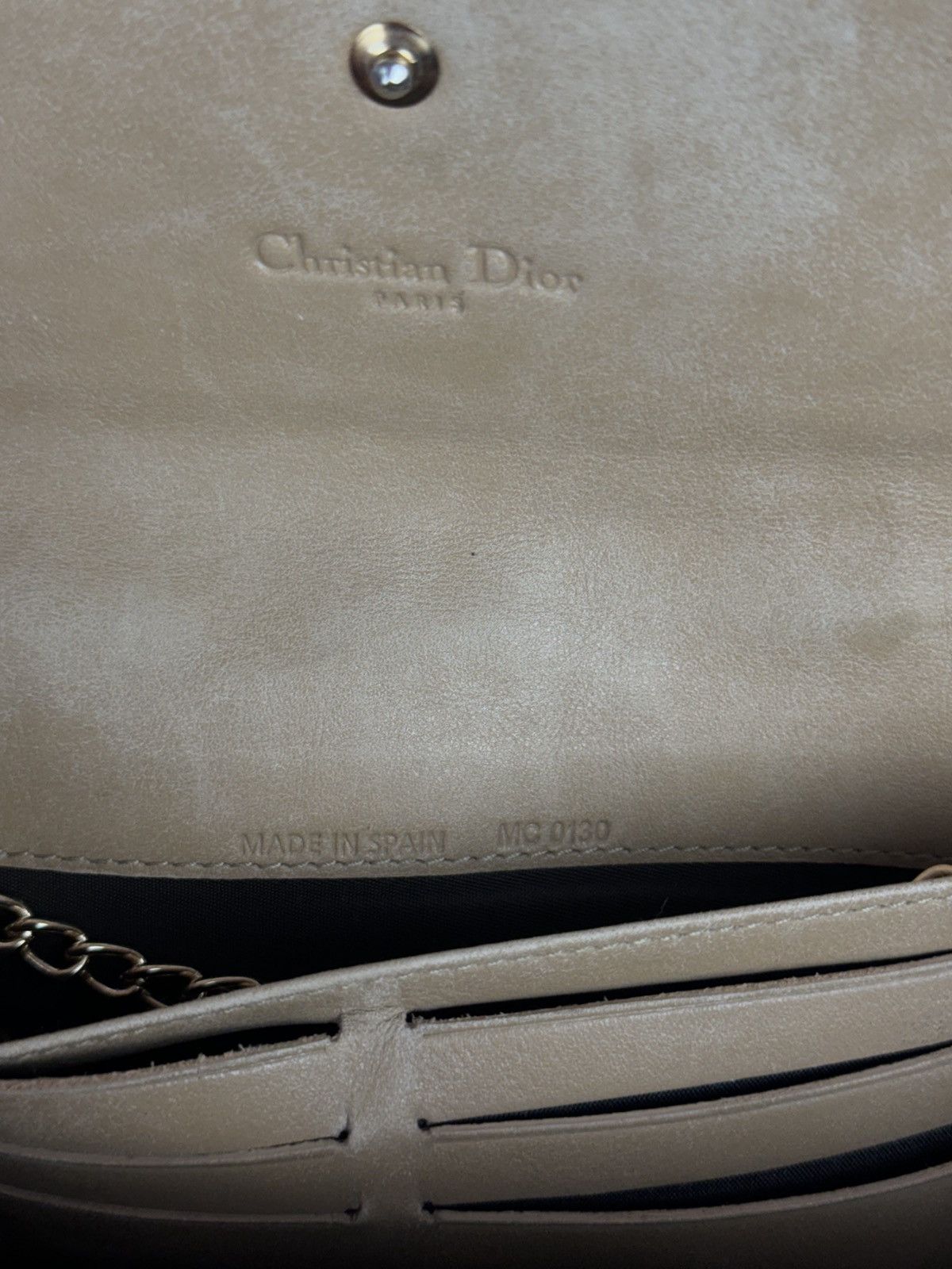 Dior Leather shoulder bag Dior Lady Dior original luxury item Size ONE SIZE - 6 Thumbnail