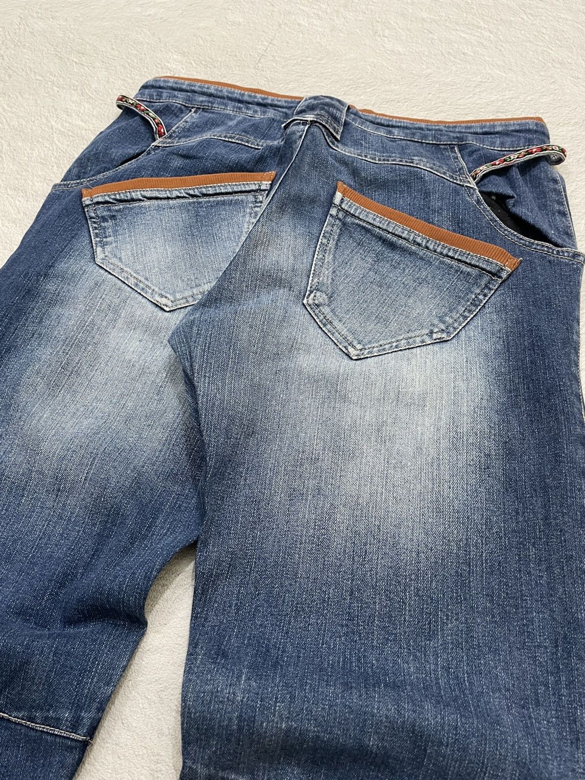 Hysteric Glamour 2000s Blue Jeans Stonewash Y2K Size 30" / US 8 / IT 44 - 6 Thumbnail