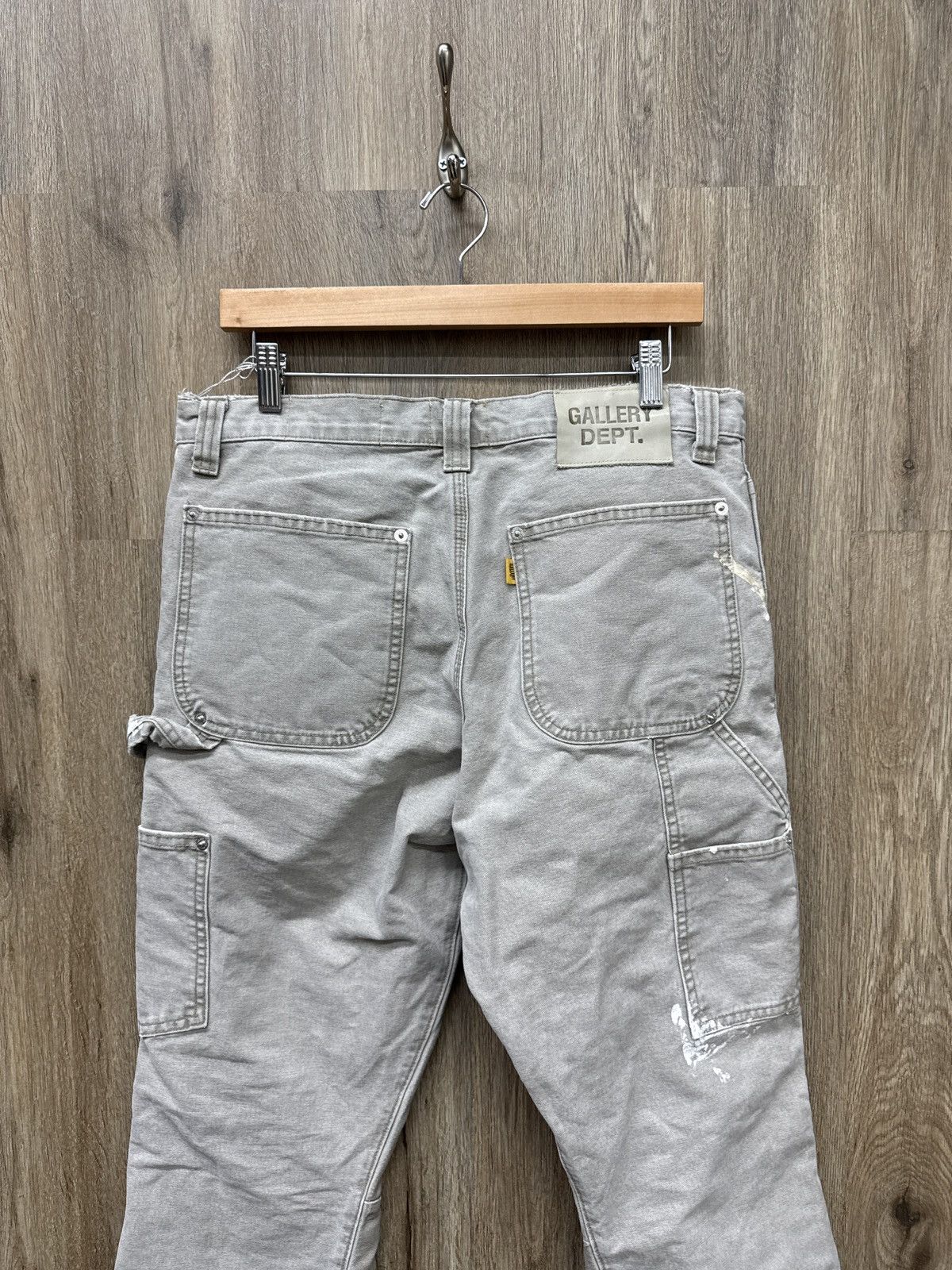 Gallery Dept. Gallery Dept Grey Carpenter Pants Size US 33 - 7 Thumbnail