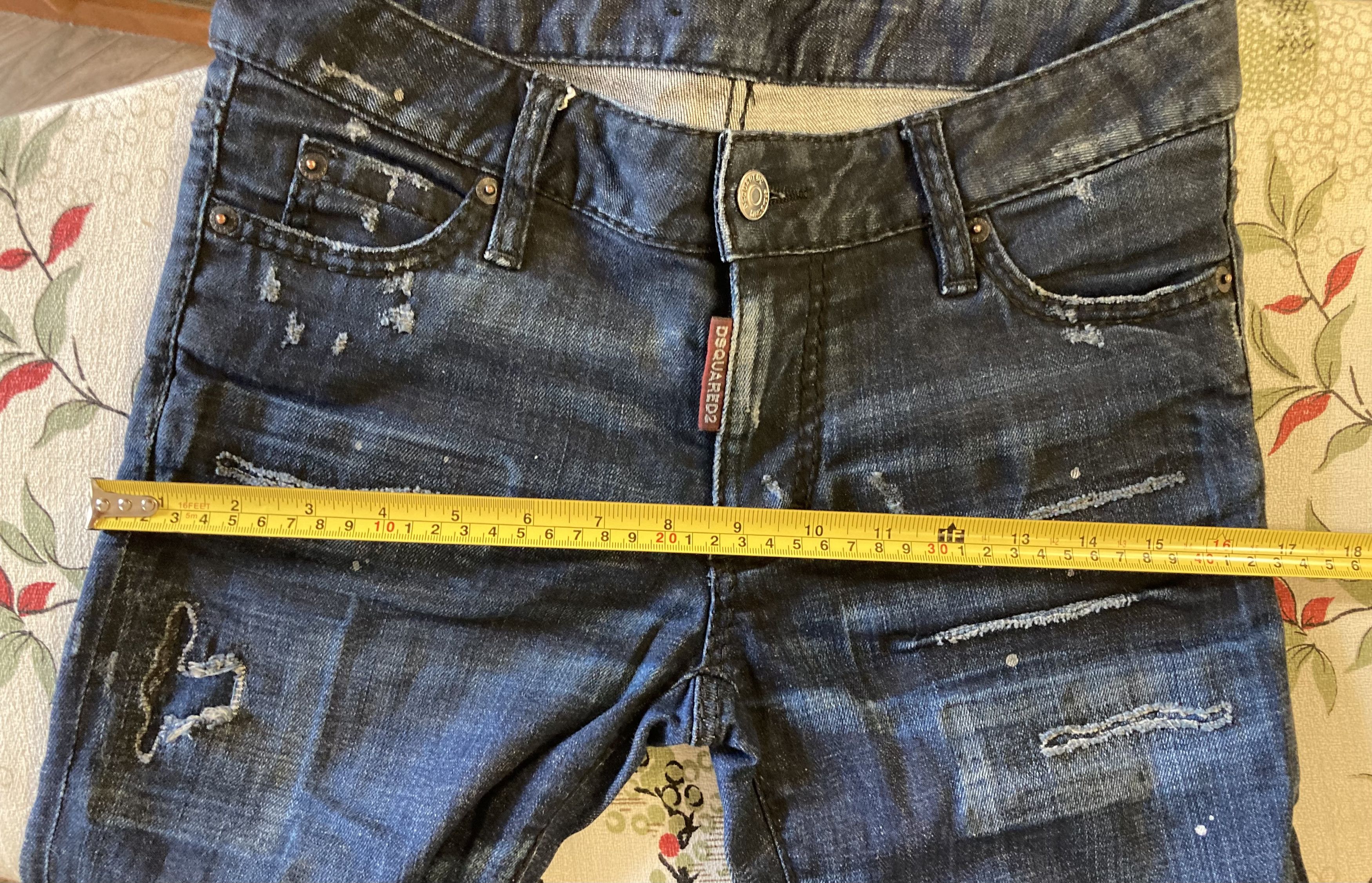 Dsquared2 Dsquared2 women luxury distressed cropped denim jeans Size 27" / US 4 / IT 40 - 11 Thumbnail