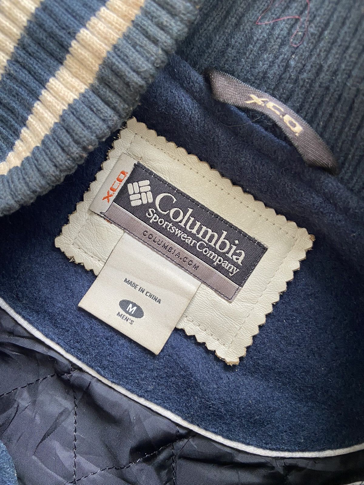 Columbia Vintage 1990’s Columbia Wool Leather Sleeve Varsity Jacket Size US M / EU 48-50 / 2 - 4 Thumbnail