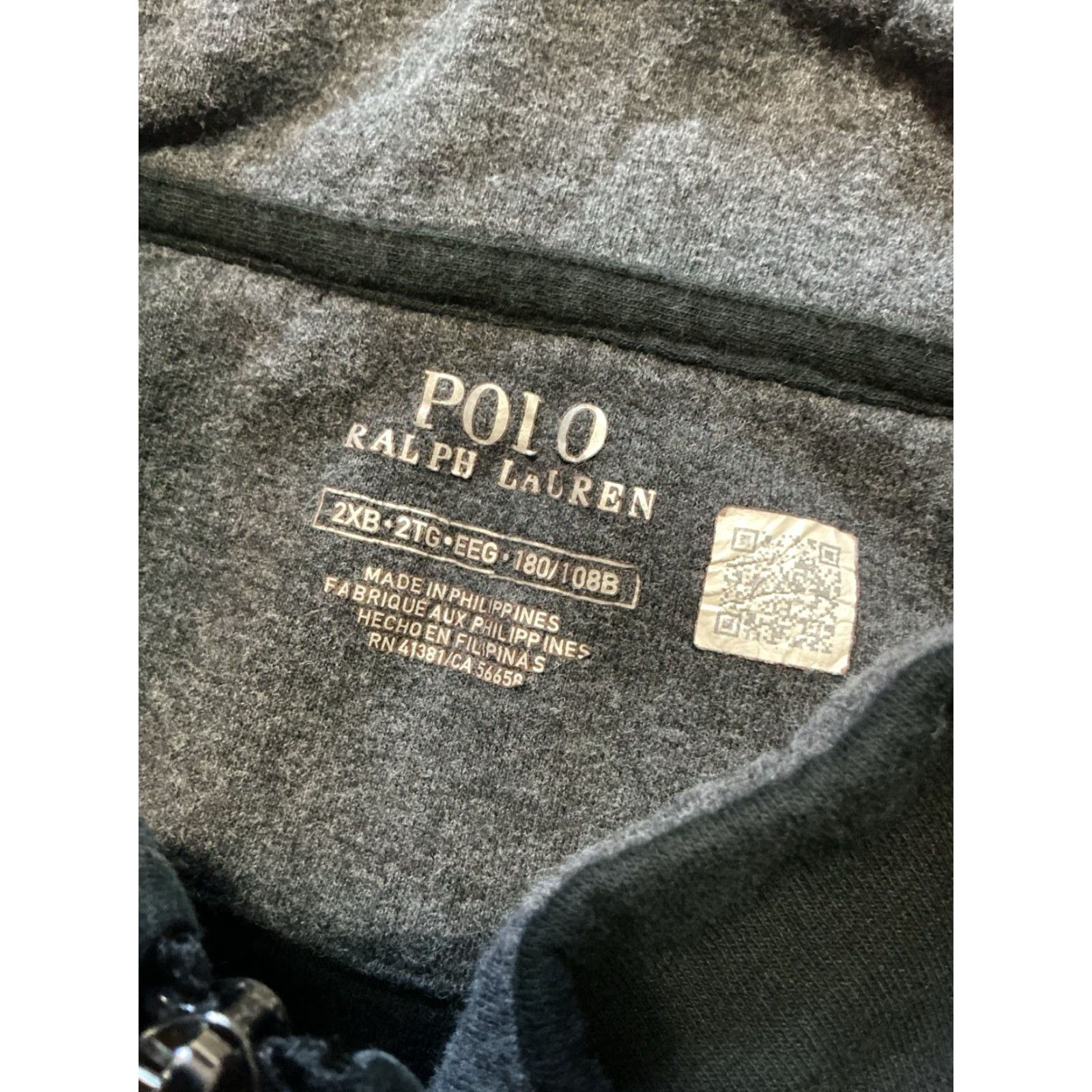 Polo Ralph Lauren VINTAGE Polo Ralph Lauren Pony Logo Black 1/4 Zip Performance Pullover Sweatshirt 2XB Mens Long Sleeve Shirt Size US XXL / EU 58 / 5 - 6 Thumbnail
