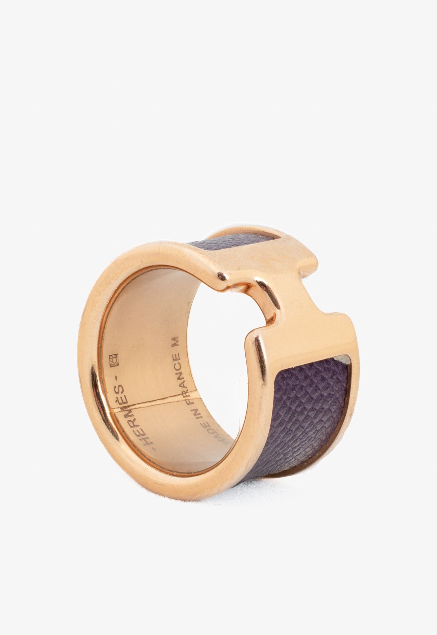 Hermes Hermes Olympe Large Model Cassis Madame Calfskin GHW Ring Size ONE SIZE - 1 Thumbnail
