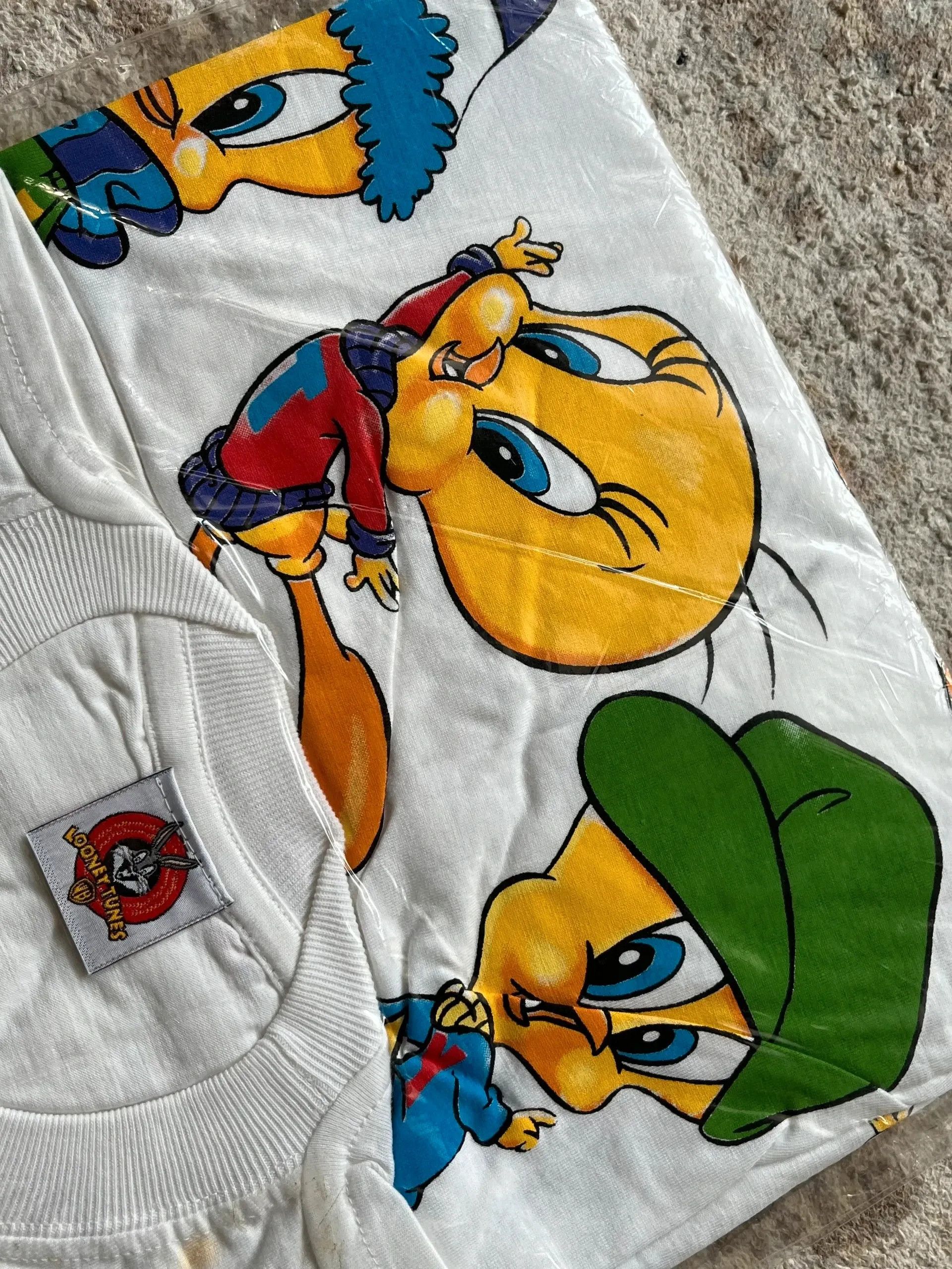 Warner Bros Looney Tunes Sz XL Dupla Vintage 1997 Made in Spain Official Size US XL / EU 56 / 4 - 4 Thumbnail