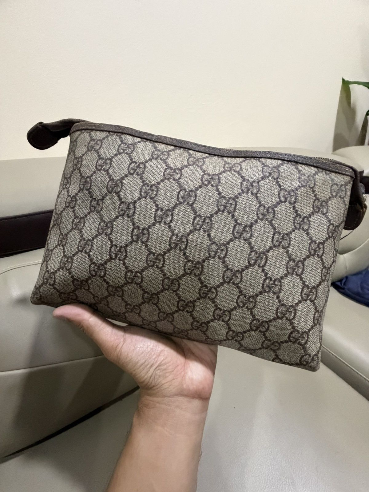 Gucci Authentic Vintage Gucci GG Supreme Monogram Clutch Bag Size ONE SIZE - 16 Thumbnail