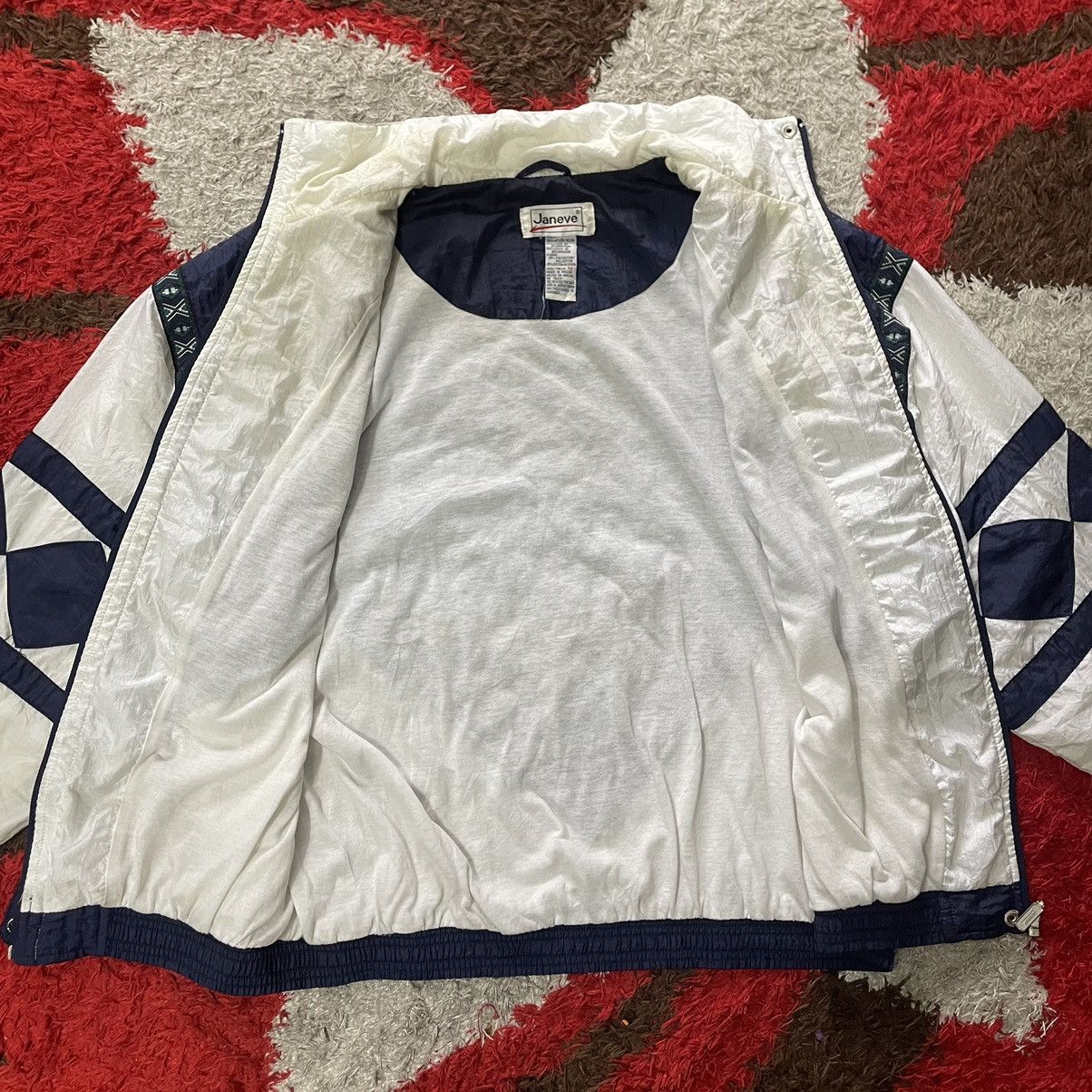 Japanese Brand × Vintage 🔥Vintage Jeneve Two Tone Full Zipper Training Light Jacket Size US M / EU 48-50 / 2 - 14 Thumbnail