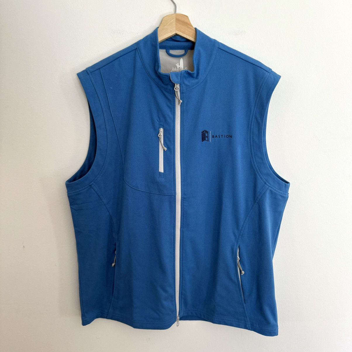 johnnie-O Johnnie-O Liberty Blue Full Zip Knockdown Vest Size US L / EU 52-54 / 3 - 1 Thumbnail