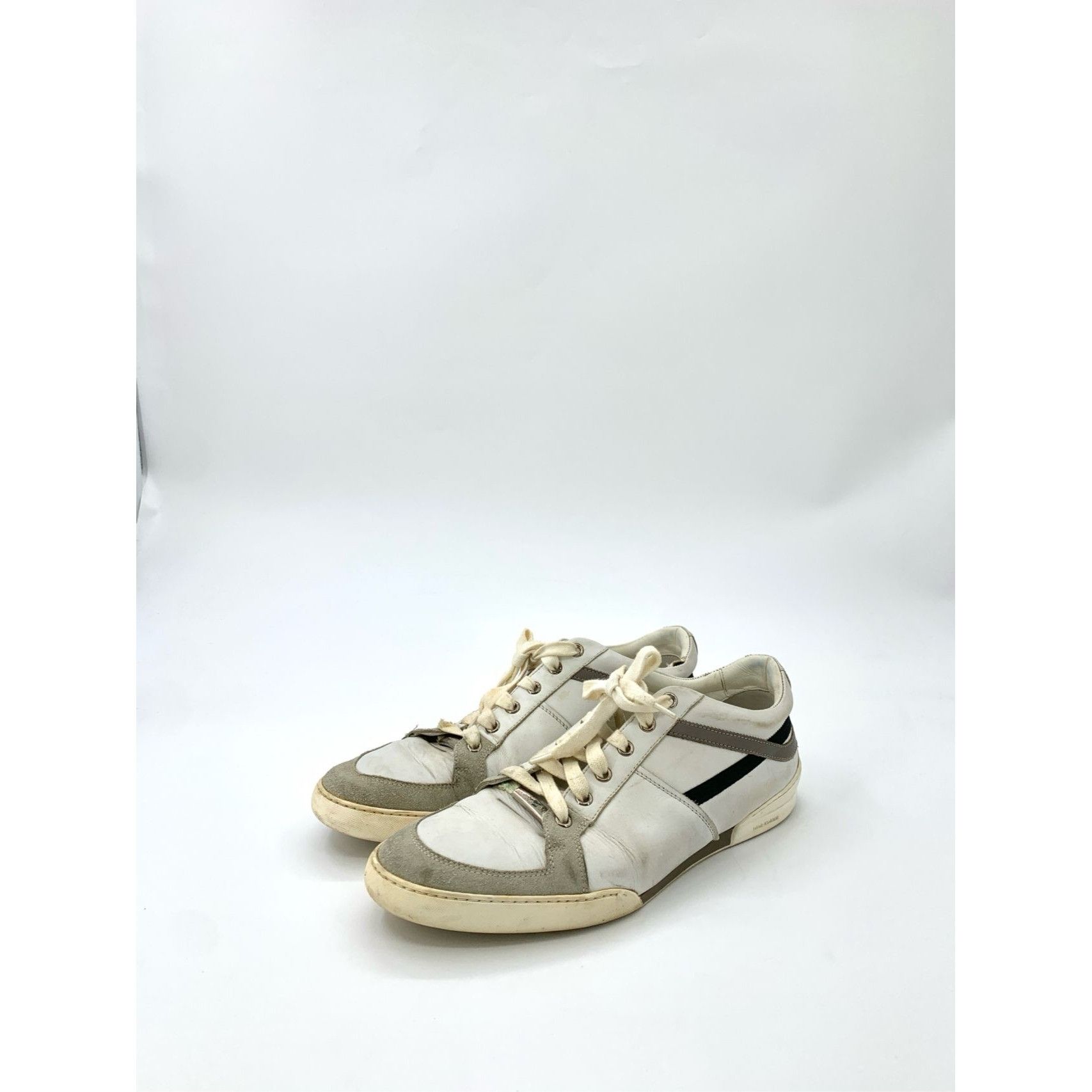 Dior Christian Dior Mens White & Black Leather Sneakers Size US 9.5 / EU 42-43 - 1 Thumbnail