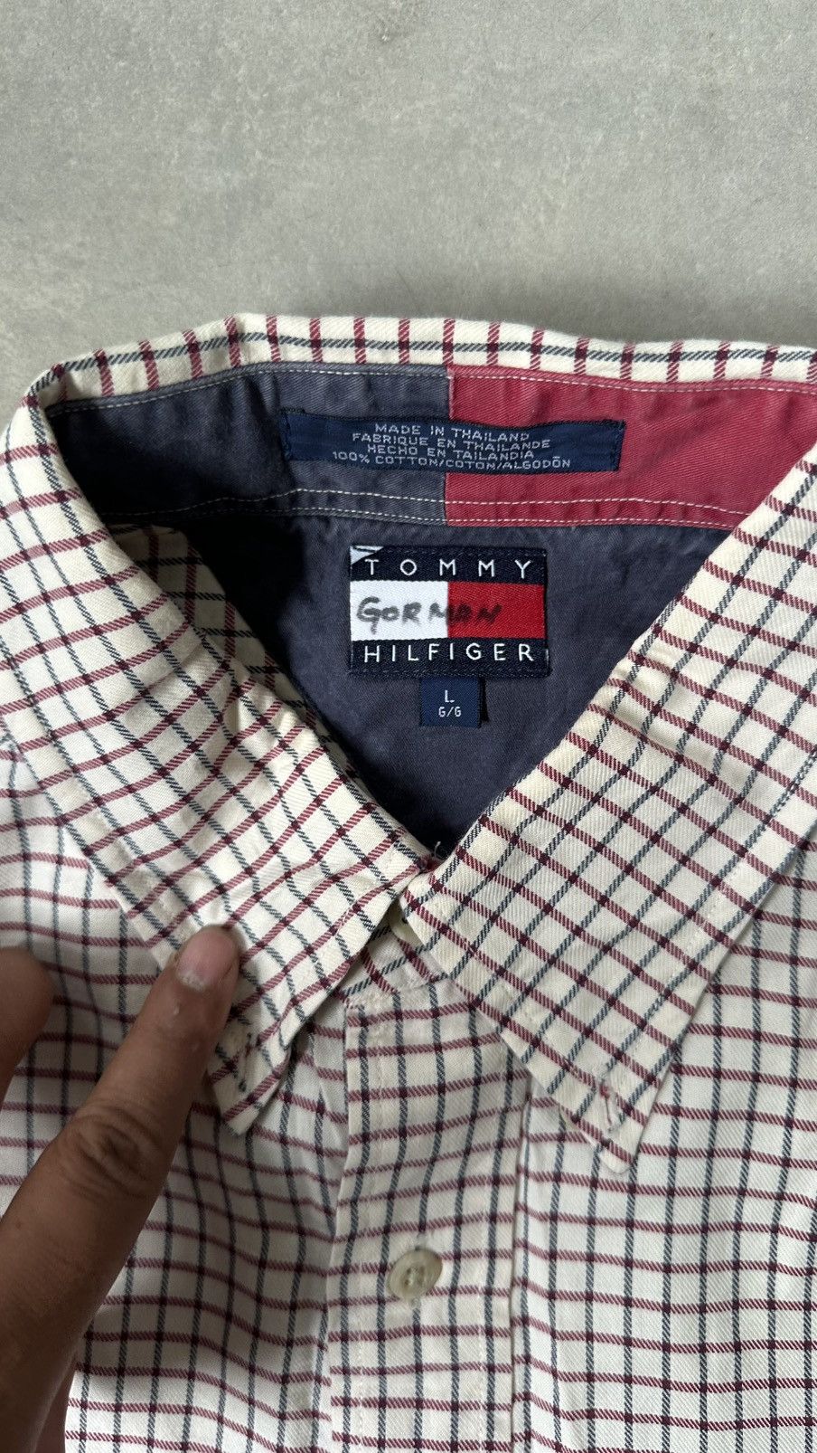 Tommy Hilfiger VINTAGE TOMMY HILFIGER CHECKERED SHIRT Size US XXL / EU 58 / 5 - 8 Thumbnail