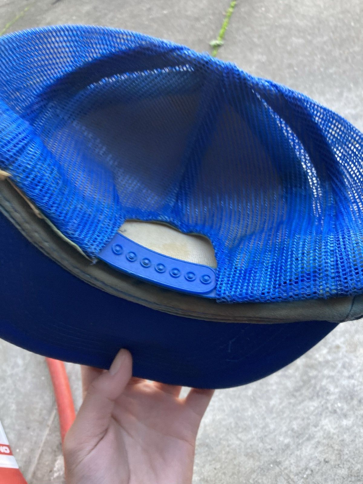 Vintage Vintage blue fast break trucker hat Size ONE SIZE - 3 Thumbnail
