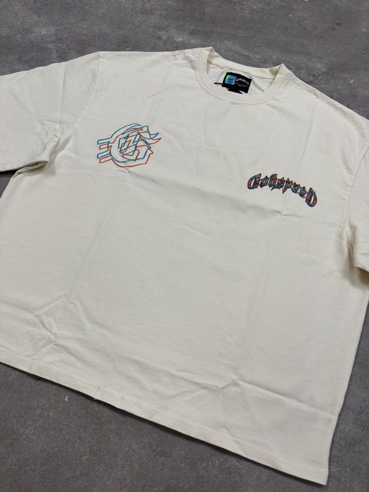 Godspeed Godspeed Natural Disaster Tee, Bone Size US XL / EU 56 / 4 - 3 Thumbnail