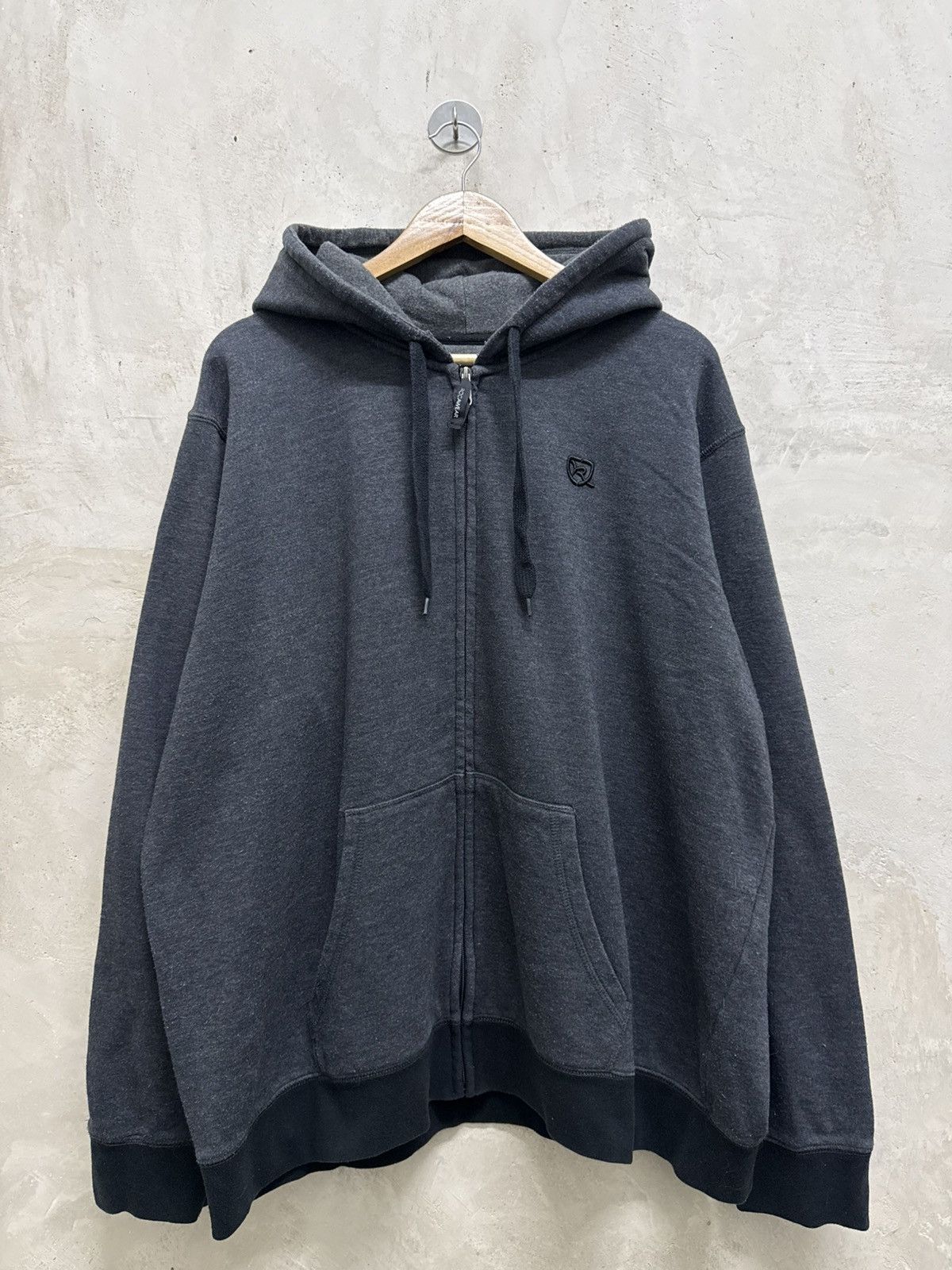 Rocawear 2000s Rocawear Embroidered Army Zip Up y2k Baggy Hoodie Size US XXL / EU 58 / 5 - 2 Thumbnail